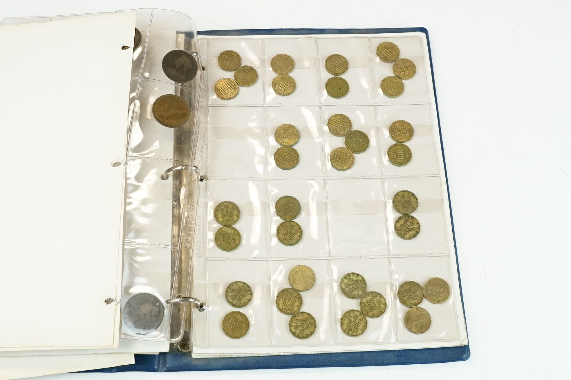 A collection of mainly British pre decimal coins within two collectors albums to include a good - Bild 17 aus 19