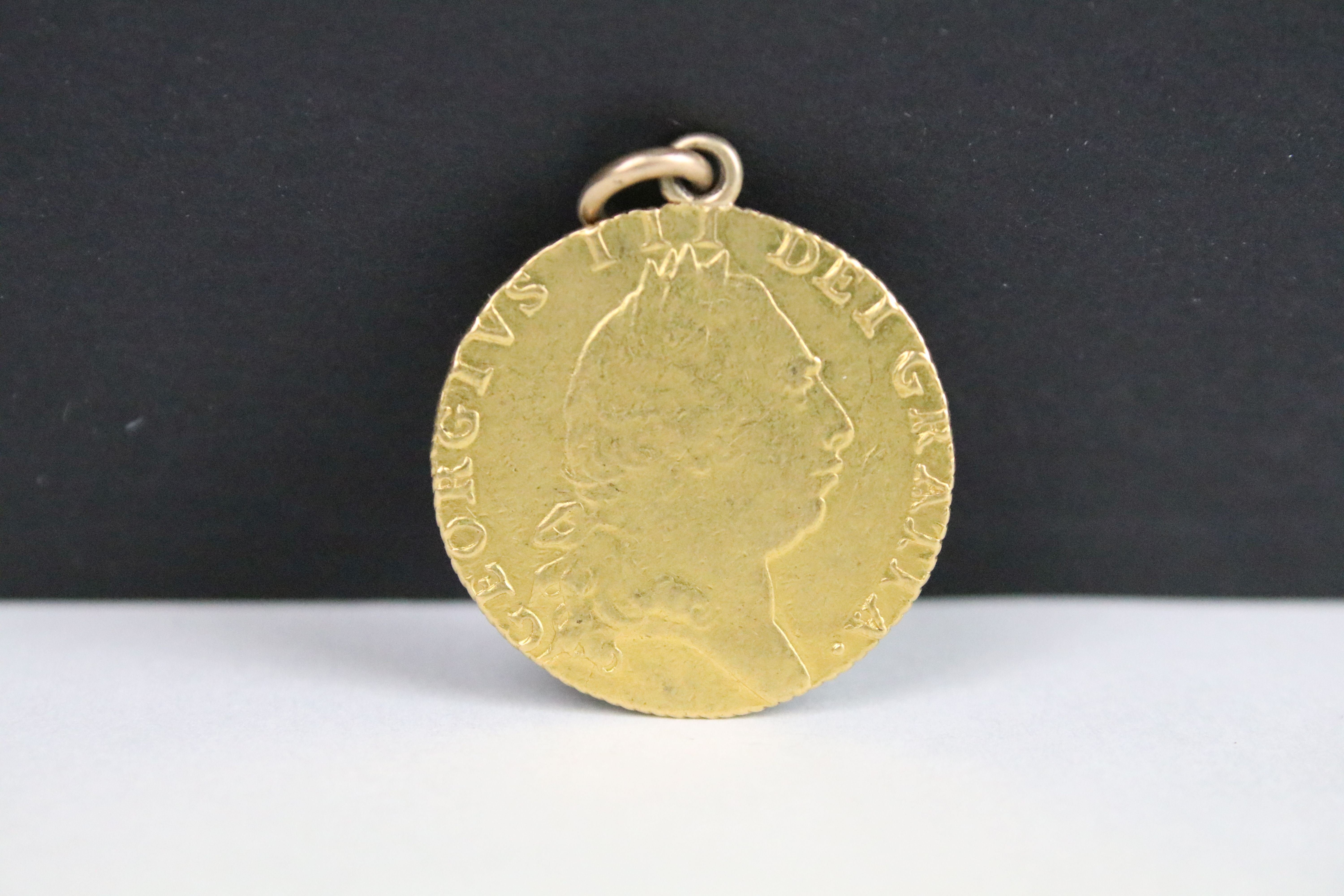 A British King George III 1794 gold full guinea coin. - Image 2 of 3