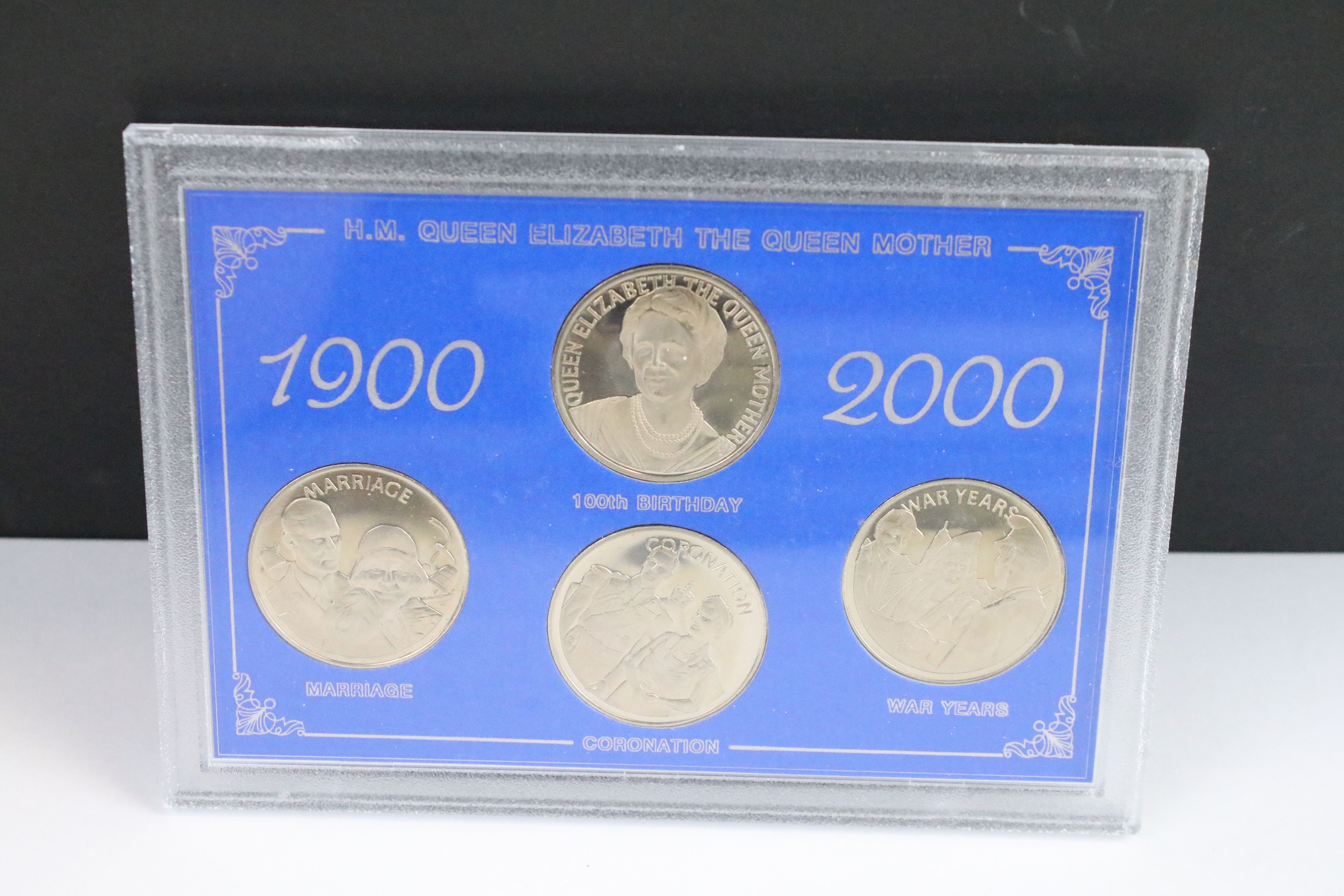 A collection of eight cased coin sets to include King Edward VII penny set, Queen Victoria penny - Image 8 of 12
