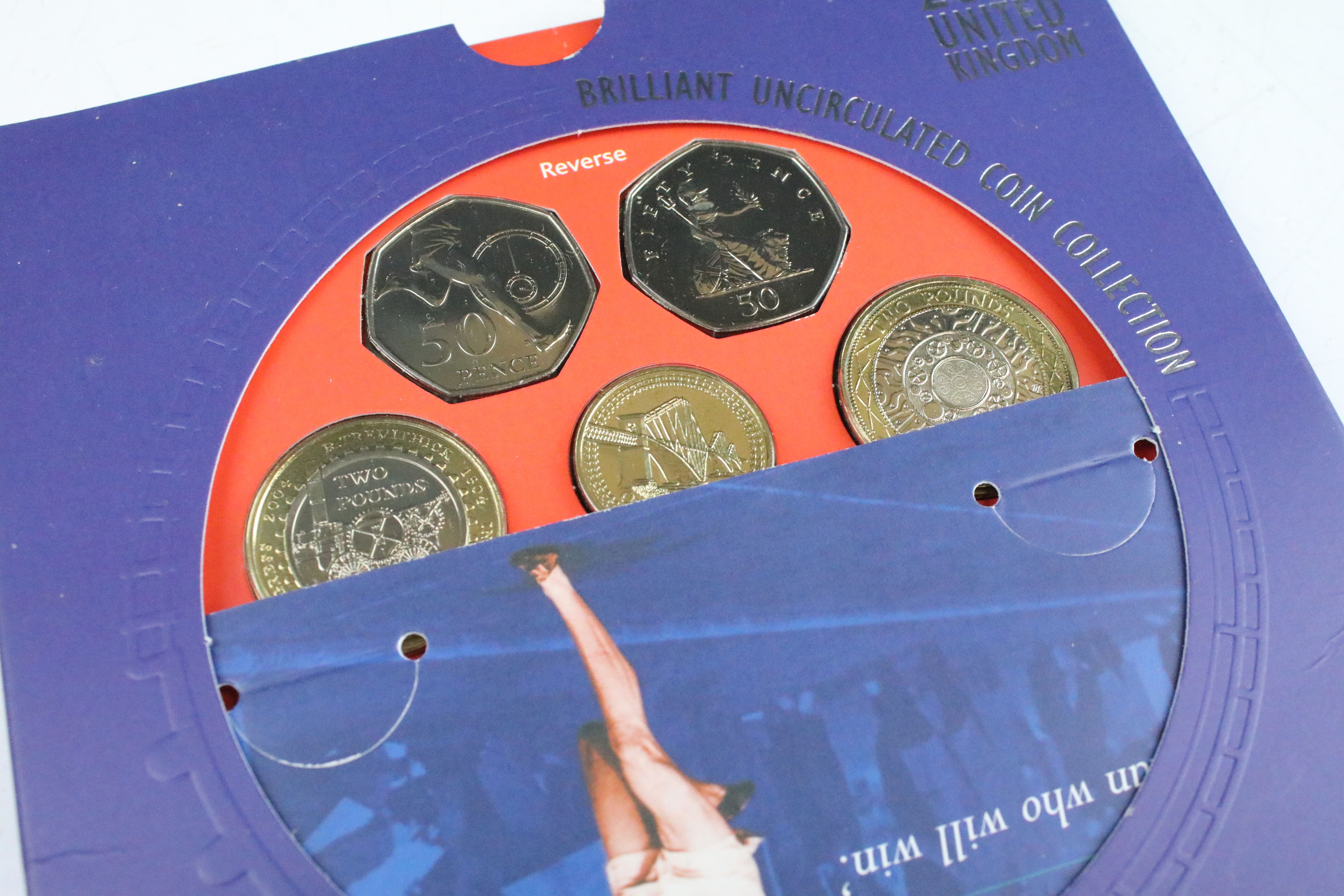 A collection of seven Royal Mint brilliant uncirculated coin year sets to include 2013, 1970, - Image 6 of 9