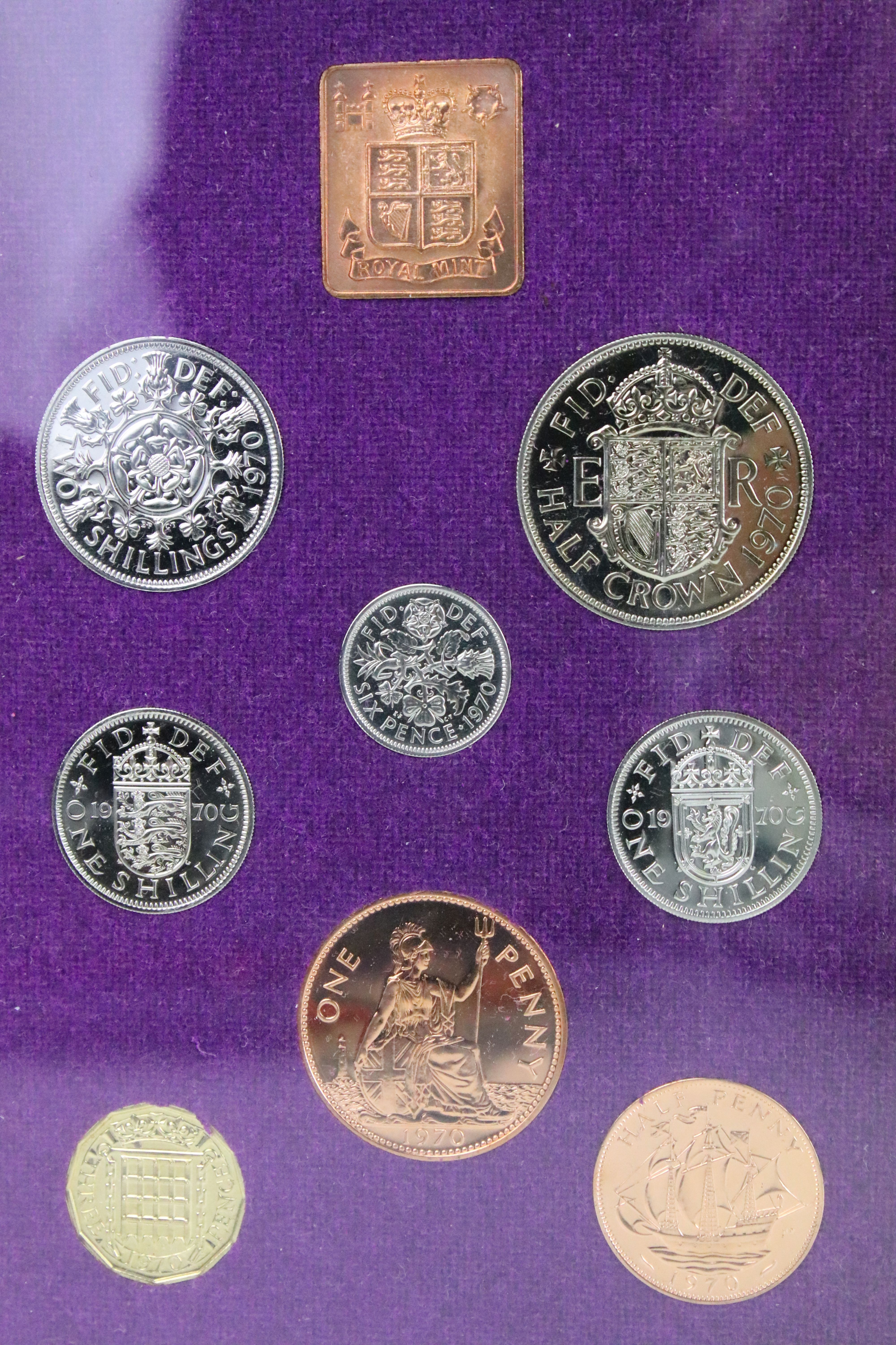 A collection of seven Royal Mint brilliant uncirculated coin year sets to include 2013, 1970, - Image 9 of 9