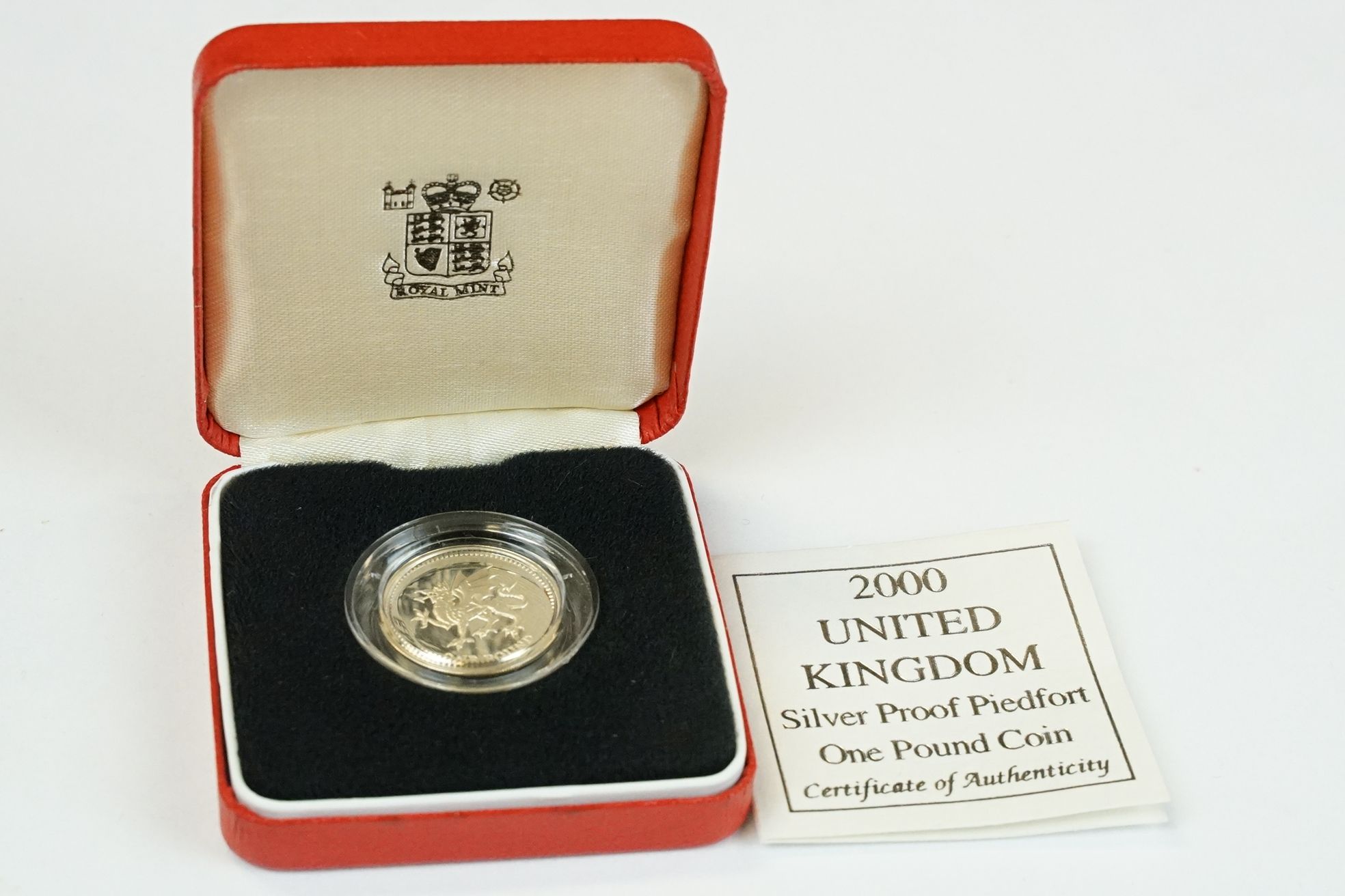 A collection of four Royal Mint silver proof £1 coins to include 2000, 1993, 1989 and 1999 examples, - Image 11 of 13