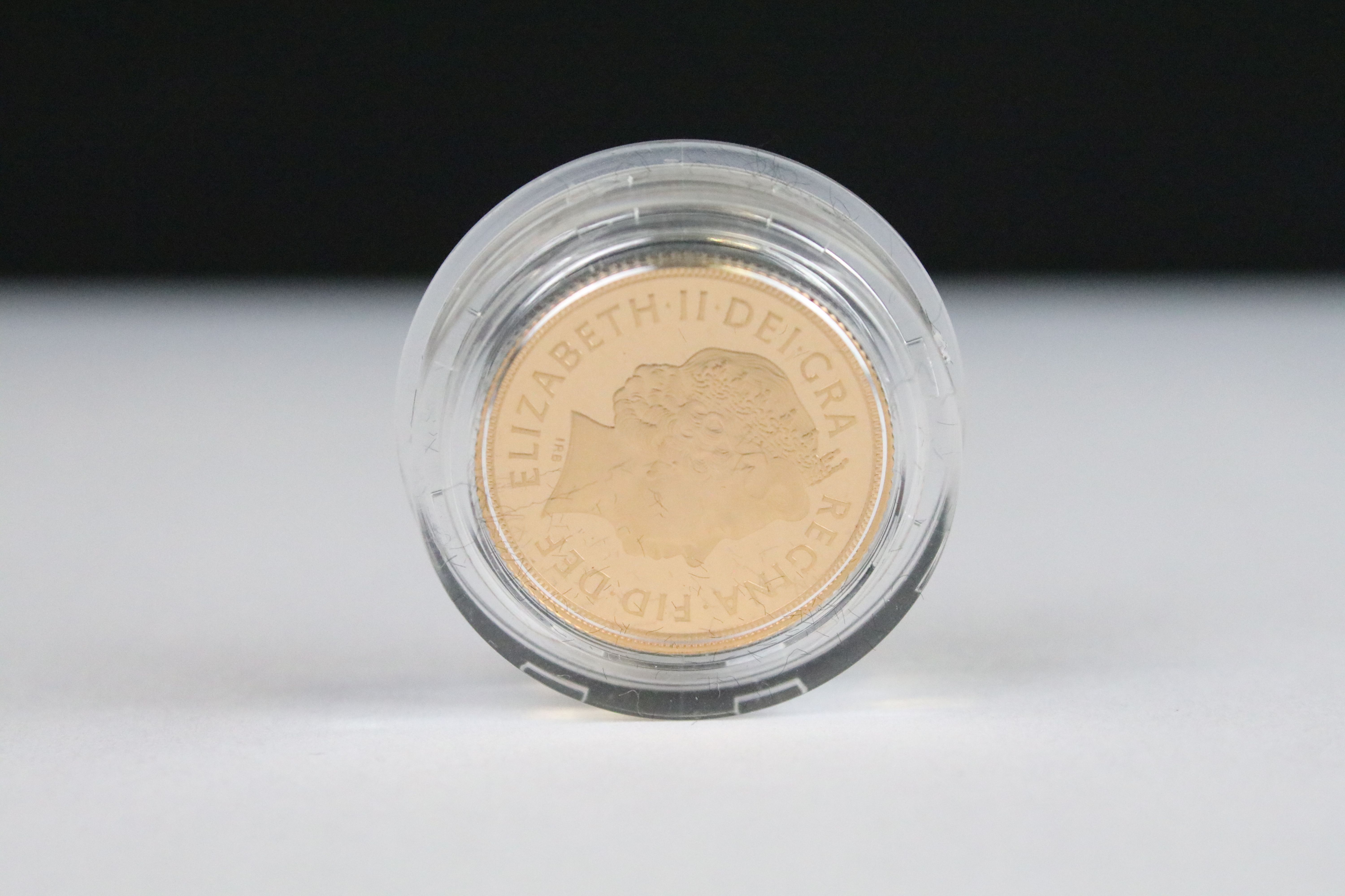 A United Kingdom 1999 gold proof full sovereign coin encapsulated within fitted display case and - Image 3 of 4