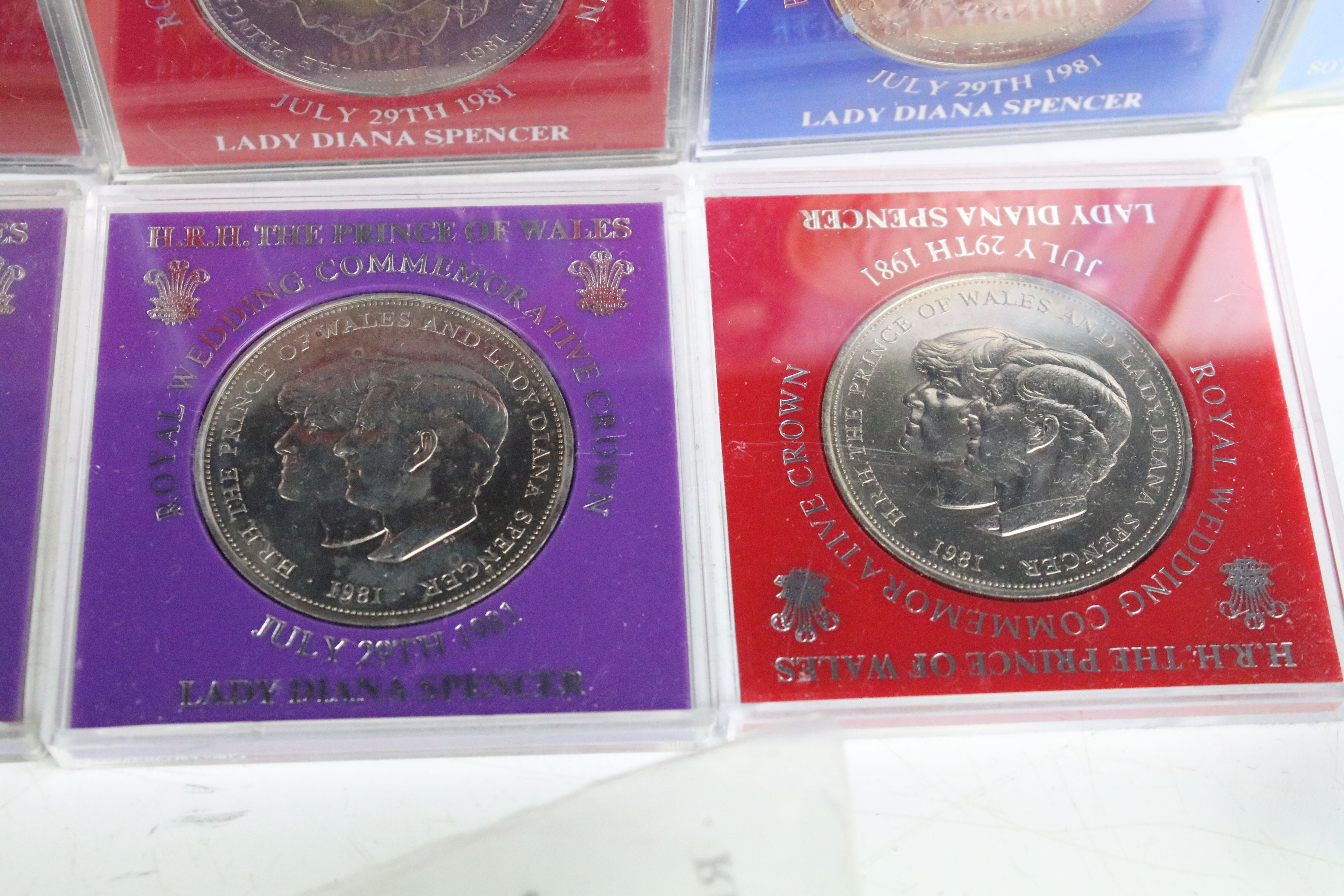 A small collection of British uncirculated commemorative crowns together with a selection of pre - Image 7 of 12