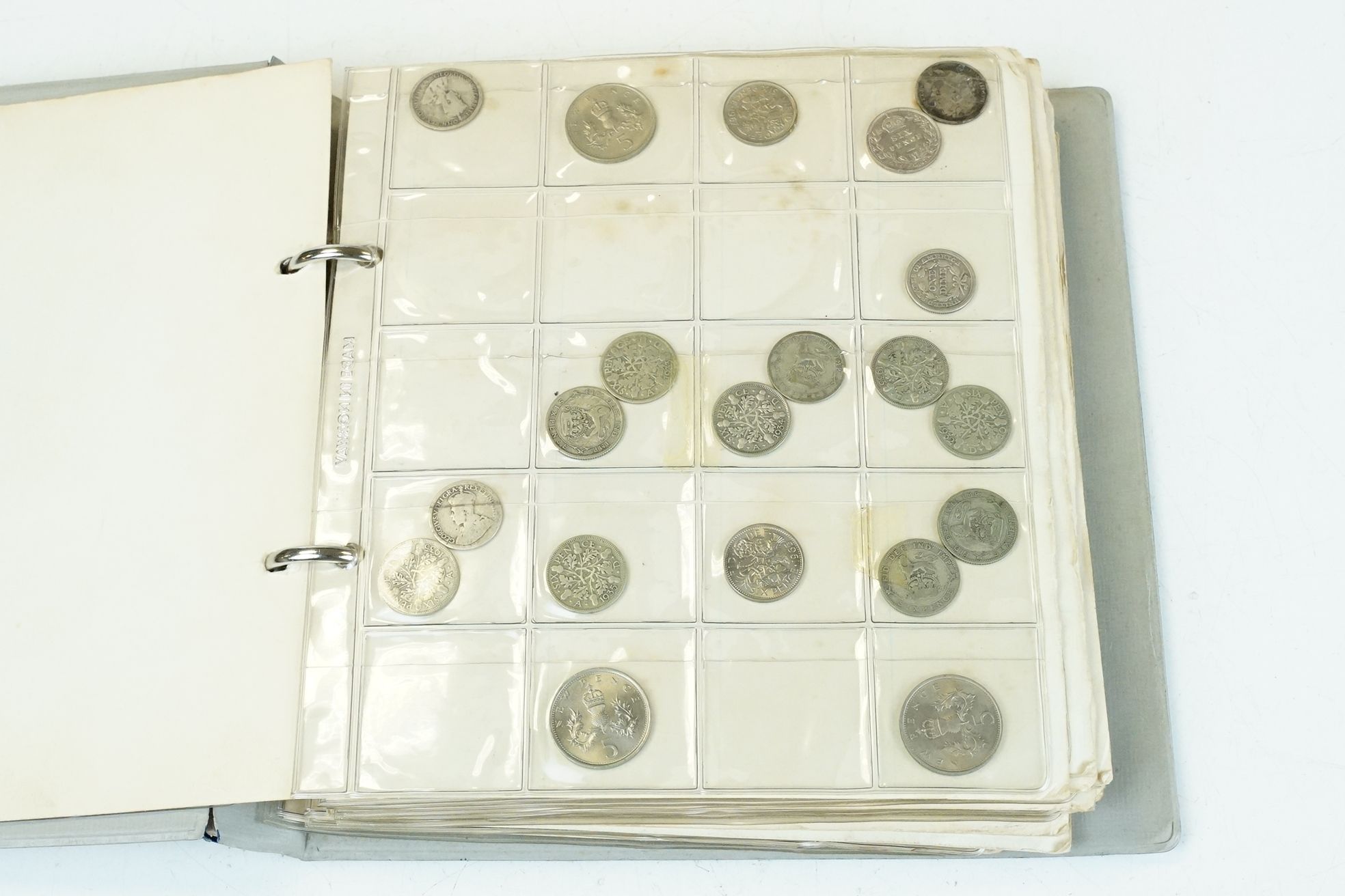 A collection of mainly British pre decimal coins within two collectors albums to include a good - Bild 2 aus 19