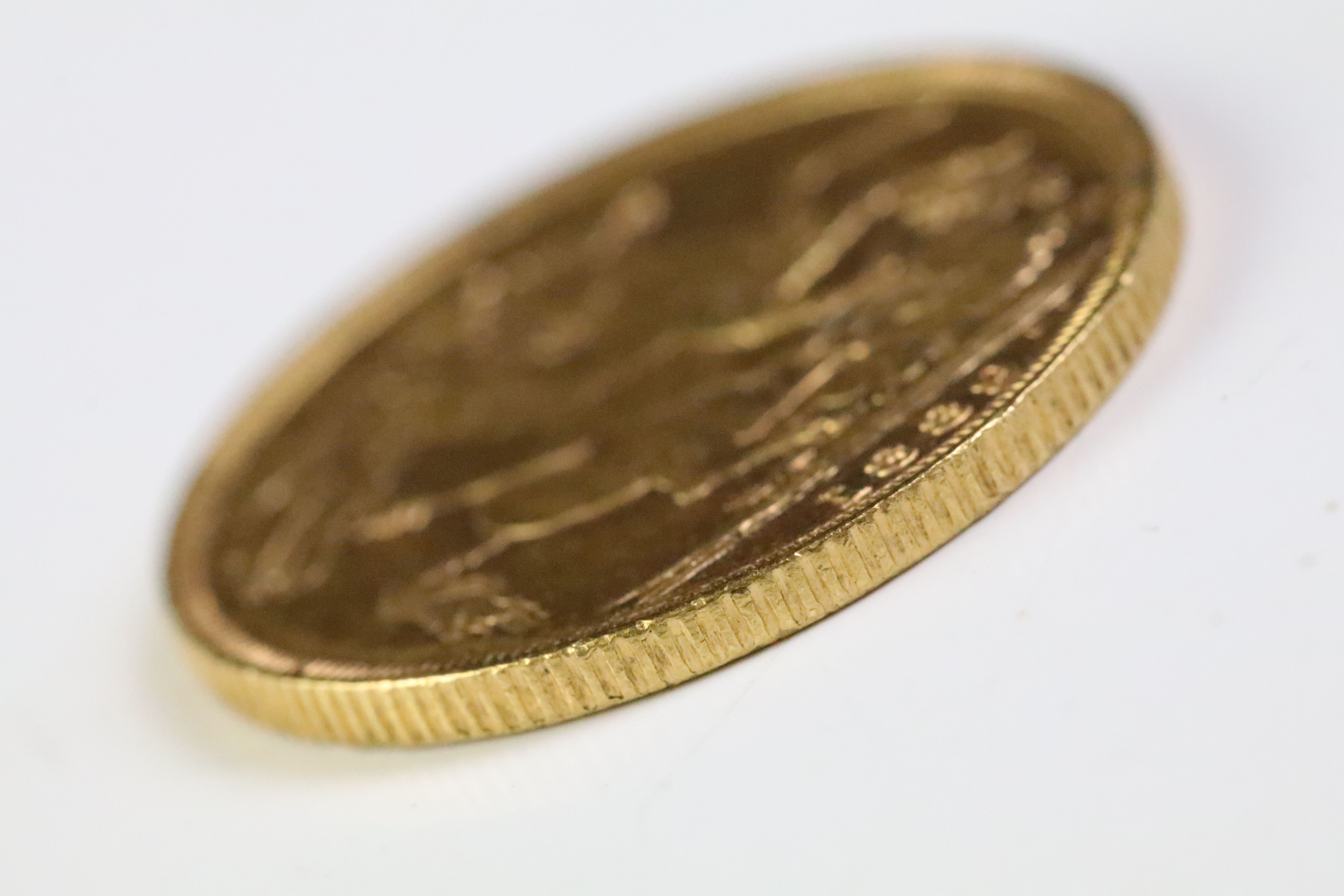 A British Queen Victoria 1889 (Jubilee Head) gold full sovereign coin. - Image 3 of 3