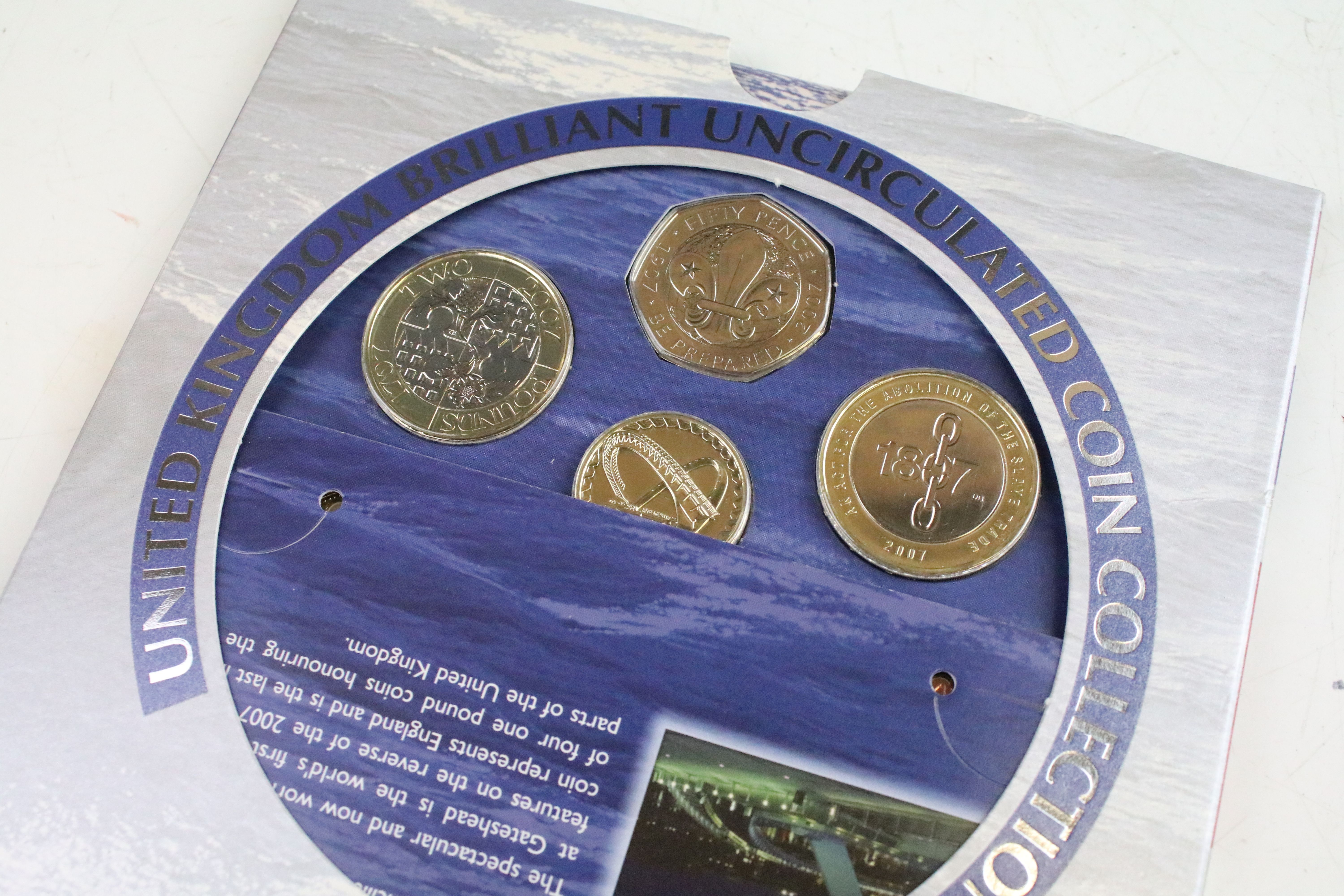 A collection of seven Royal Mint brilliant uncirculated coin year sets to include 2013, 1970, - Image 5 of 9