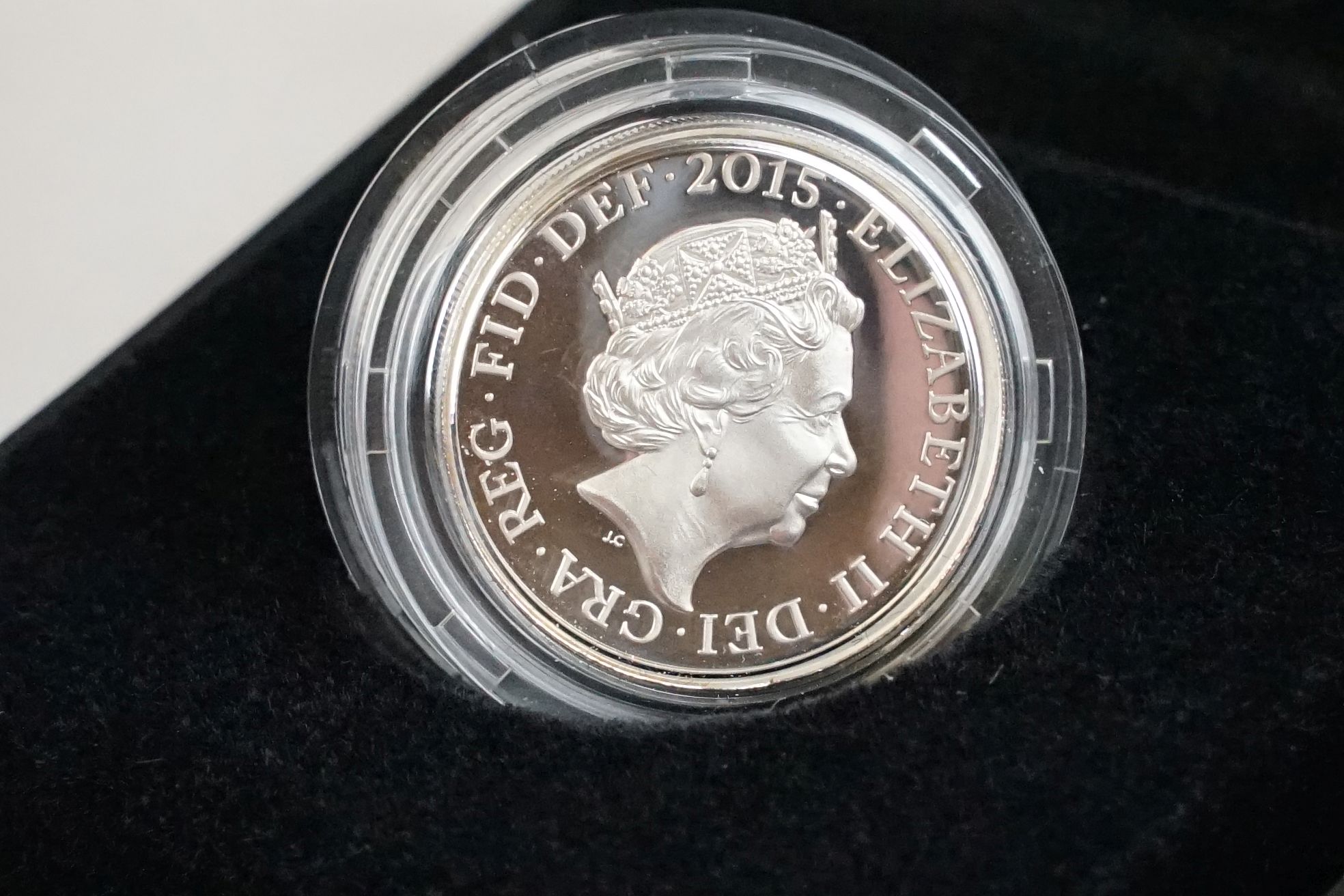 A collection of three Royal Mint silver proof £1 coins to include 2015 and two 2016 examples, all - Image 4 of 10