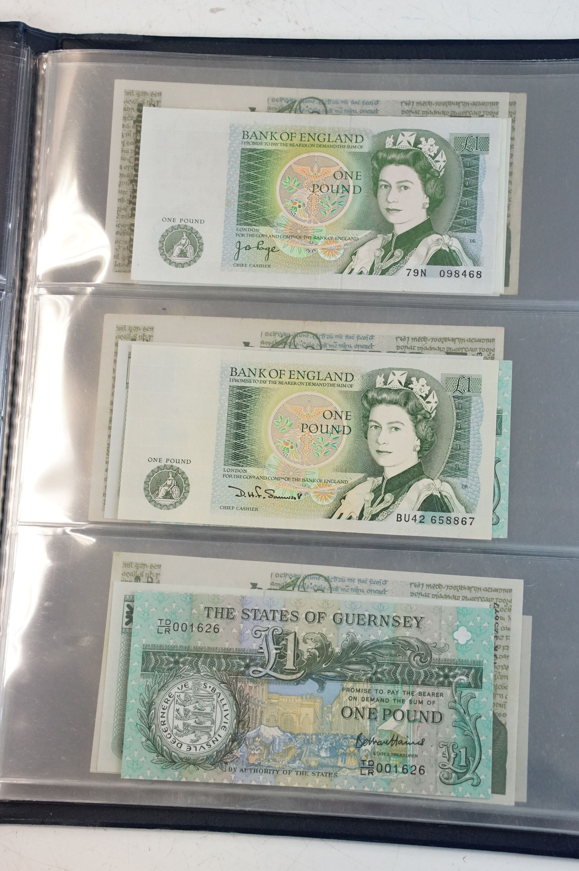 A collection of United Kingdom and Irish circulated and uncirculated banknotes of various - Bild 4 aus 9