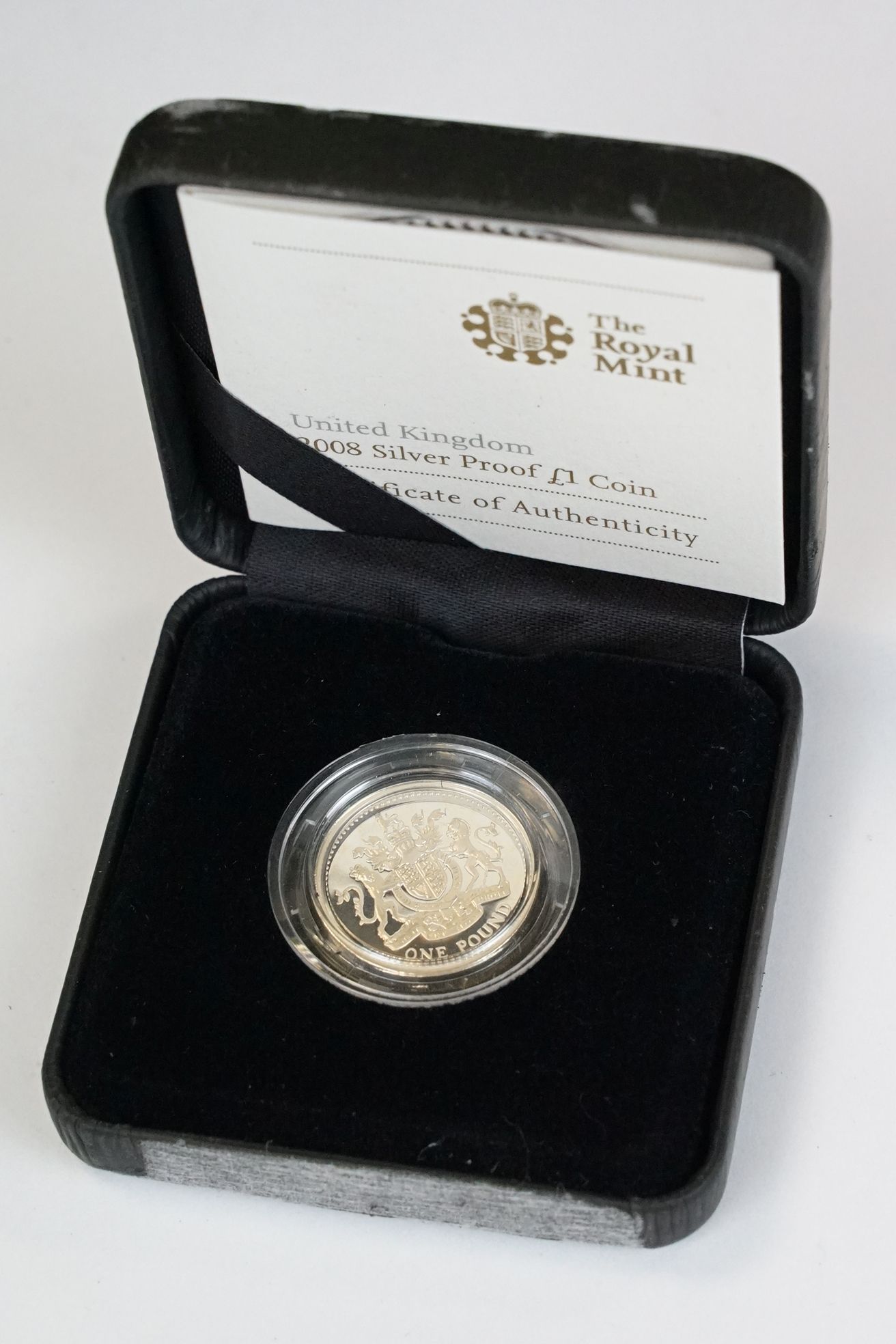 A collection of Three Royal Mint silver proof £1 coins to include 1995, 2001 and 2008 examples. - Image 5 of 10