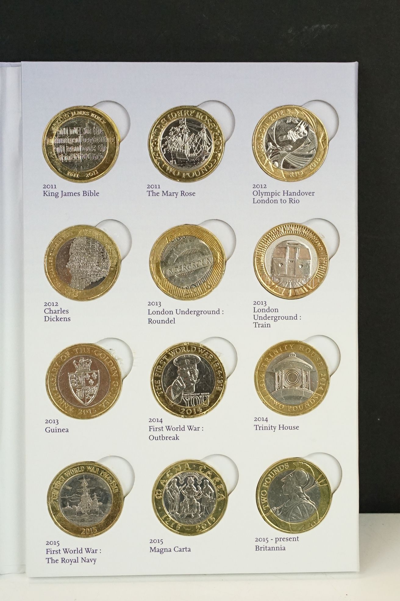 A Royal Mint Great British Coin Hunt UK £2 coin collectors album complete with Thirty Nine - Image 5 of 7