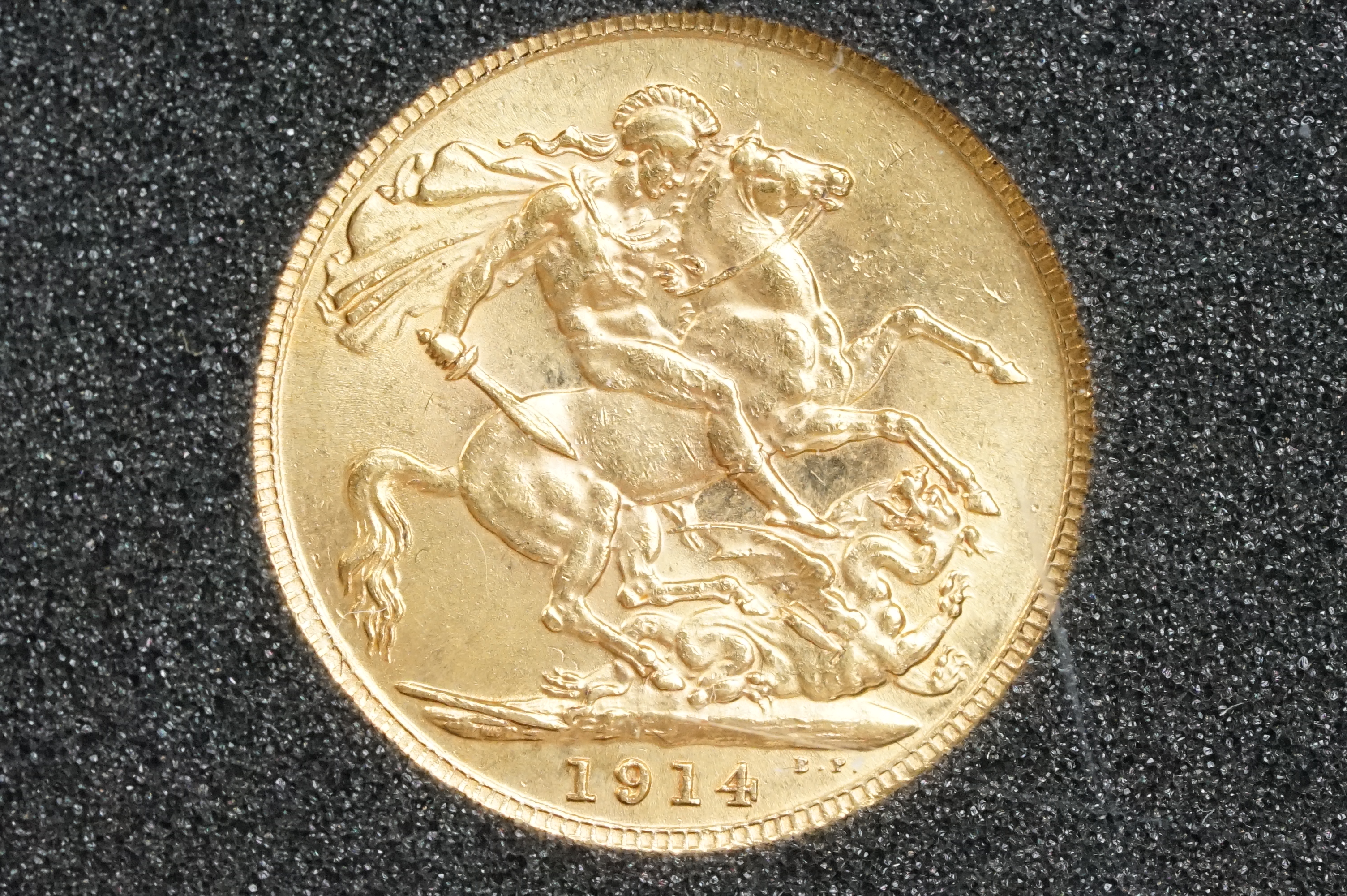 A Westminster Mint cased set of seven King George V gold full sovereign coins to include 1918 ( - Image 7 of 17