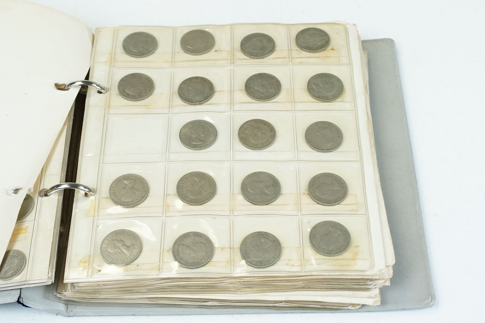 A collection of mainly British pre decimal coins within two collectors albums to include a good - Bild 6 aus 19