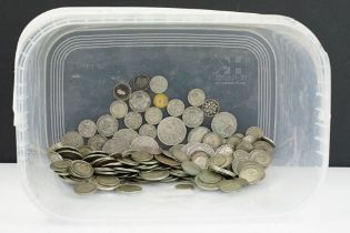 A collection of British pre decimal circulated silver coins to include pre 1947 and pre 1920