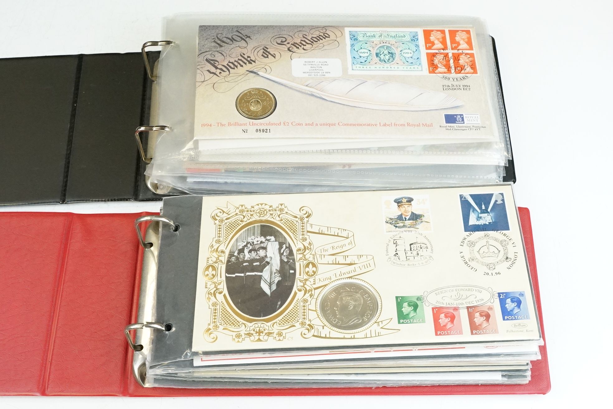 A collection of Stamp / Coin covers to include 50p, £1, £2 and £5 examples - Image 2 of 18