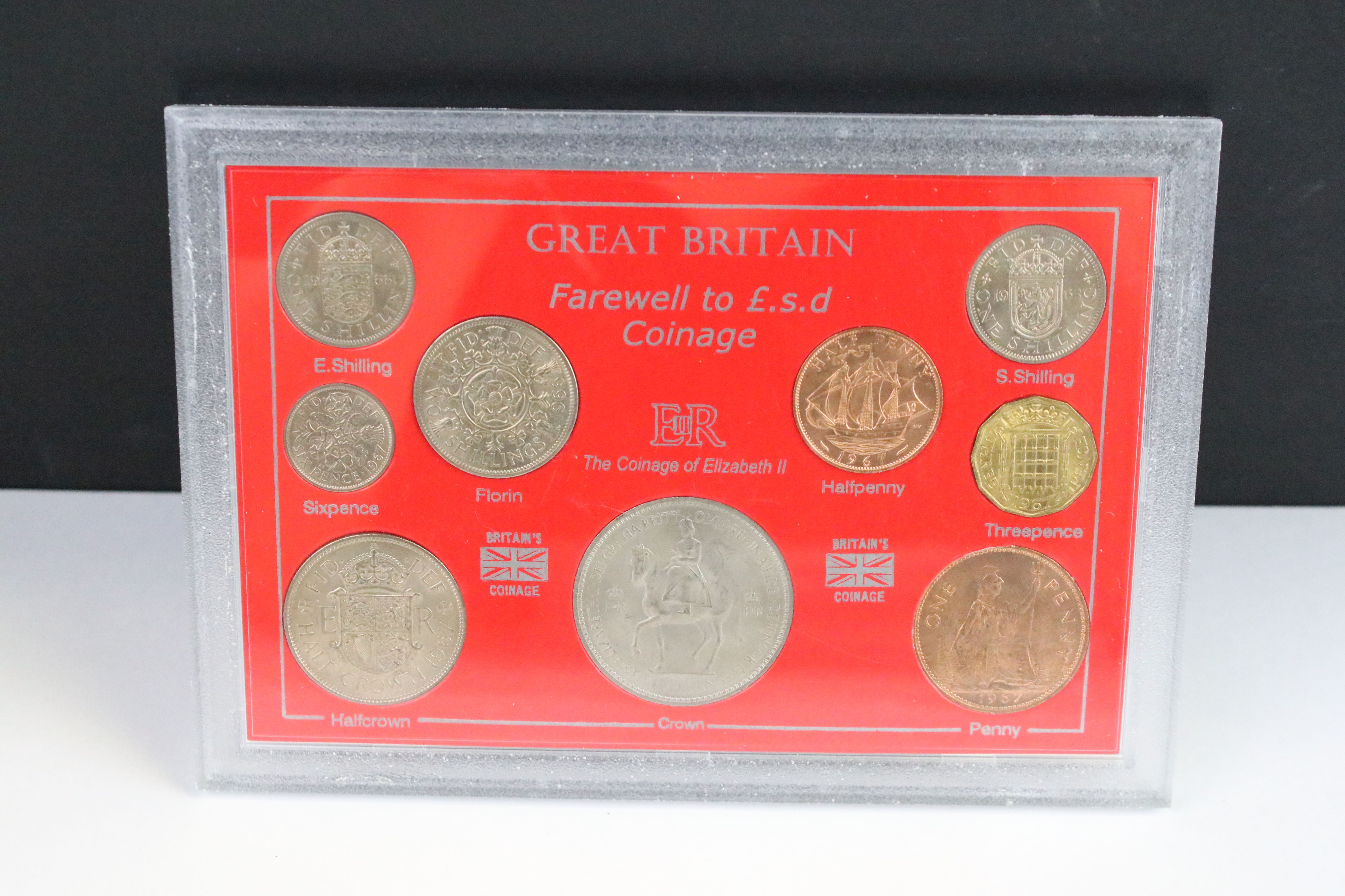A collection of eight cased coin sets to include King Edward VII penny set, Queen Victoria penny - Bild 7 aus 12