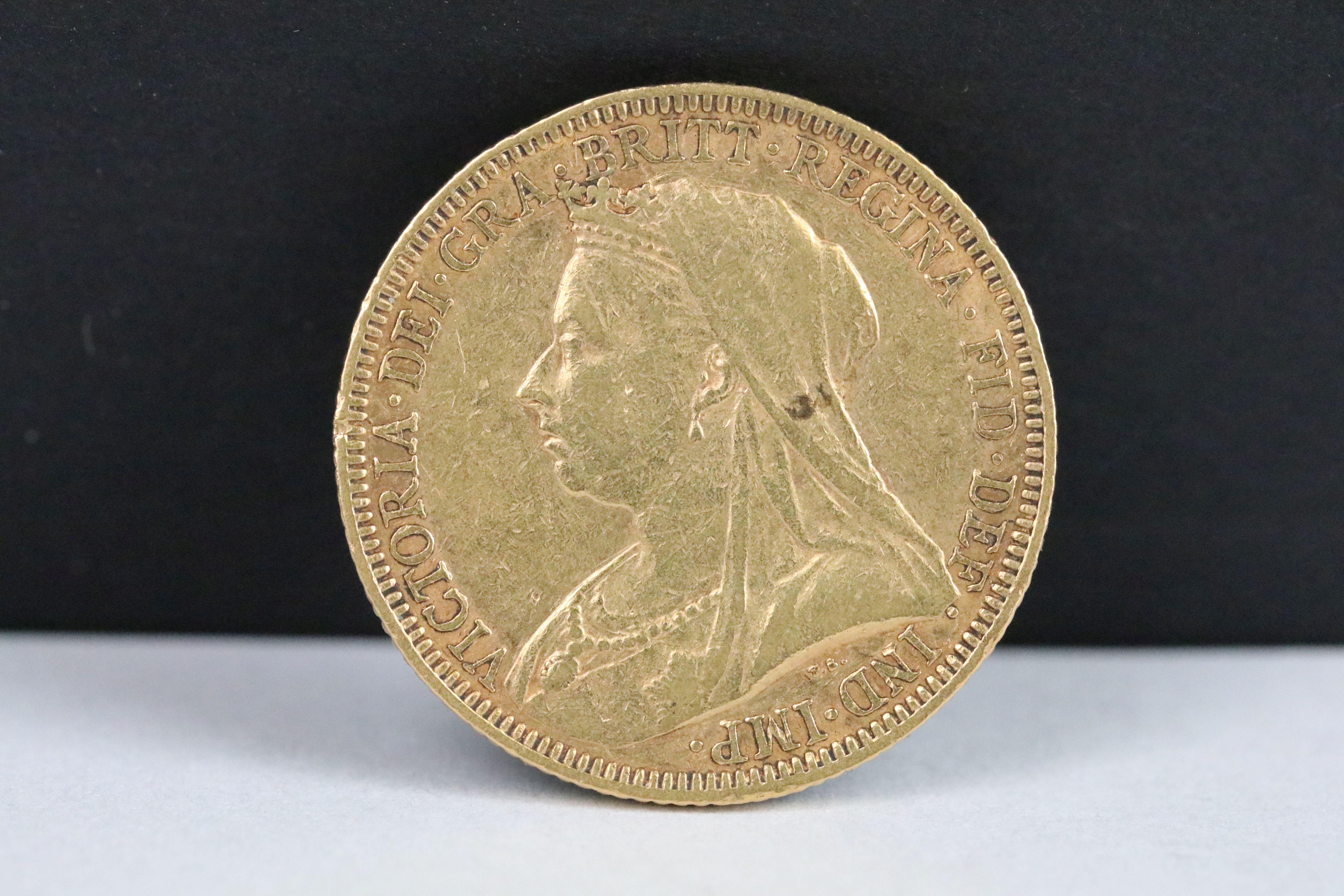 A British Queen Victoria 1893 gold full sovereign coin. - Image 2 of 3