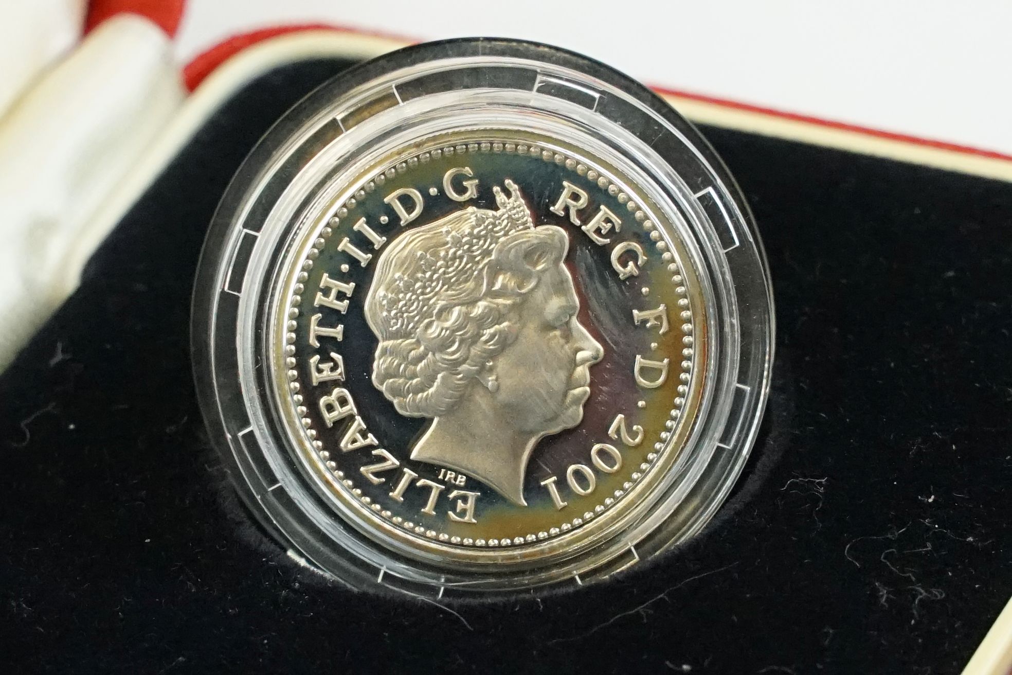 A collection of Three Royal Mint silver proof £1 coins to include 1995, 2001 and 2008 examples. - Image 10 of 10