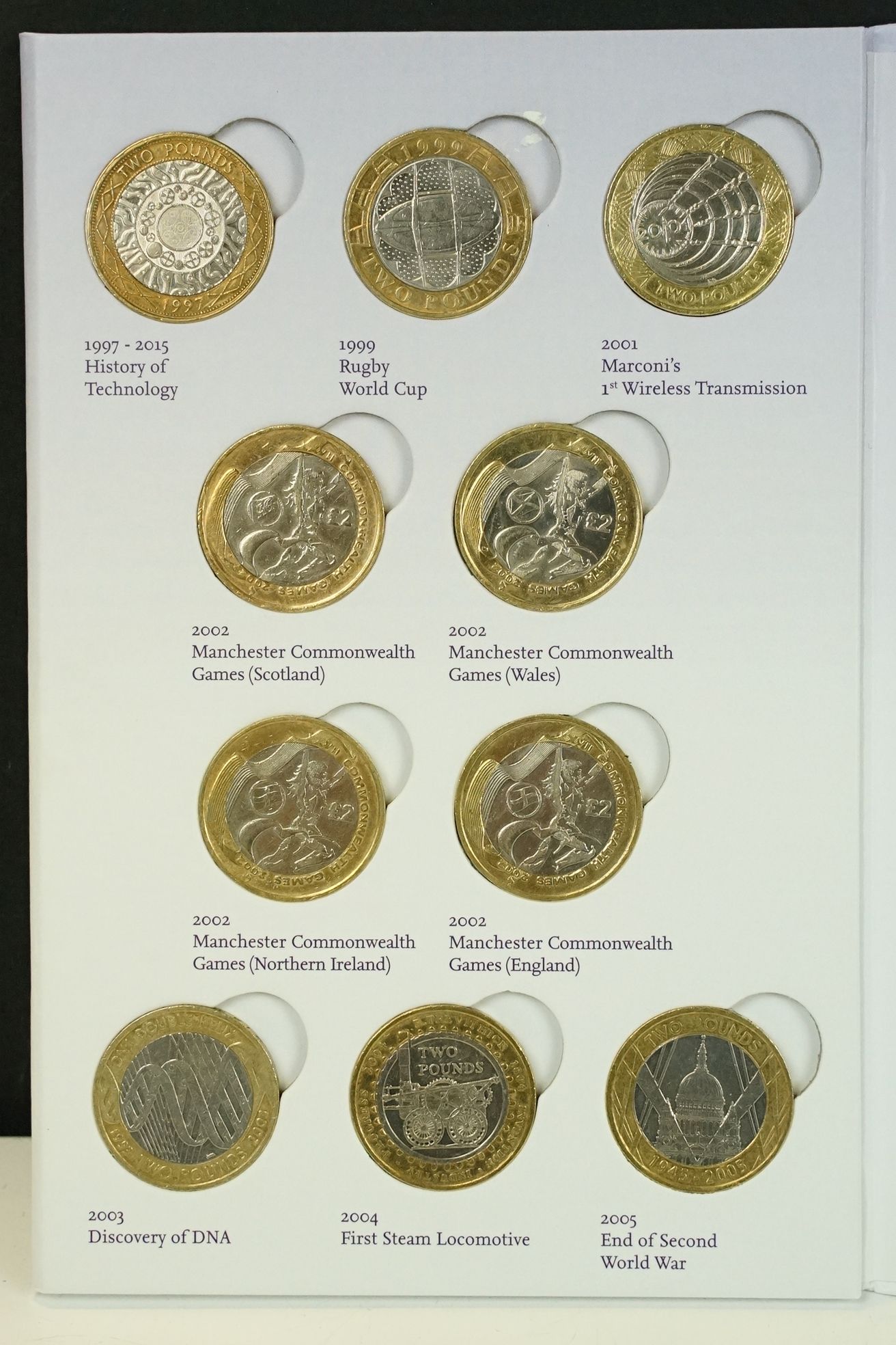 A Royal Mint Great British Coin Hunt UK £2 coin collectors album complete with Thirty Nine - Image 3 of 7