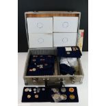 A collection of British and World circulated coins together with a selection of collectors coins