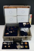 A collection of British and World circulated coins together with a selection of collectors coins