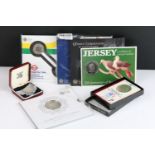 A small collection of Royal Mint brilliant uncirculated coin sets together with a United States of