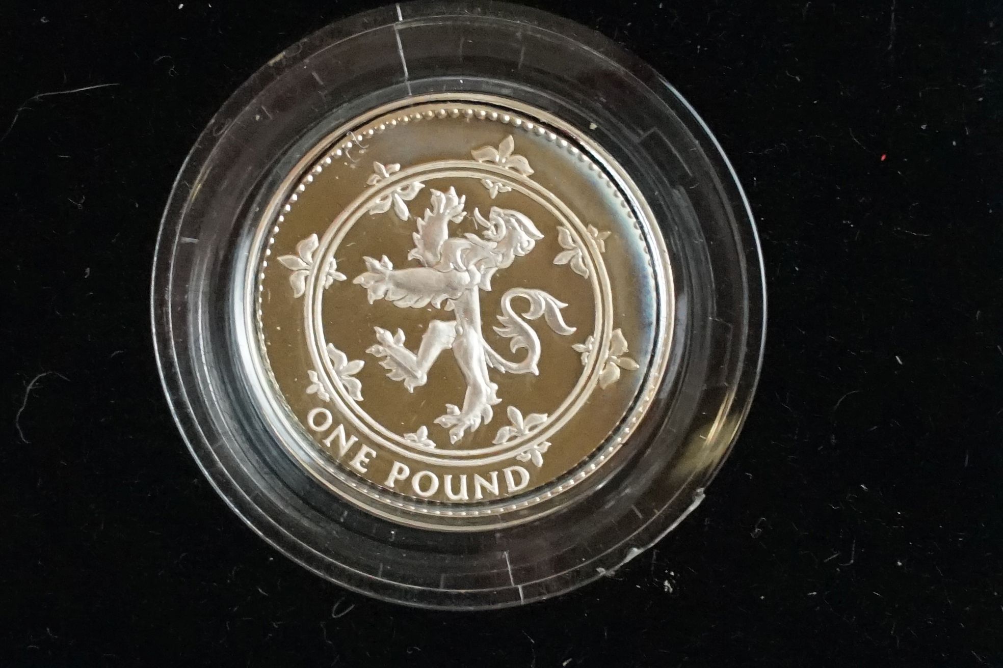 A collection of four Royal Mint silver proof £1 coins to include 2000, 1993, 1989 and 1999 examples, - Bild 6 aus 13