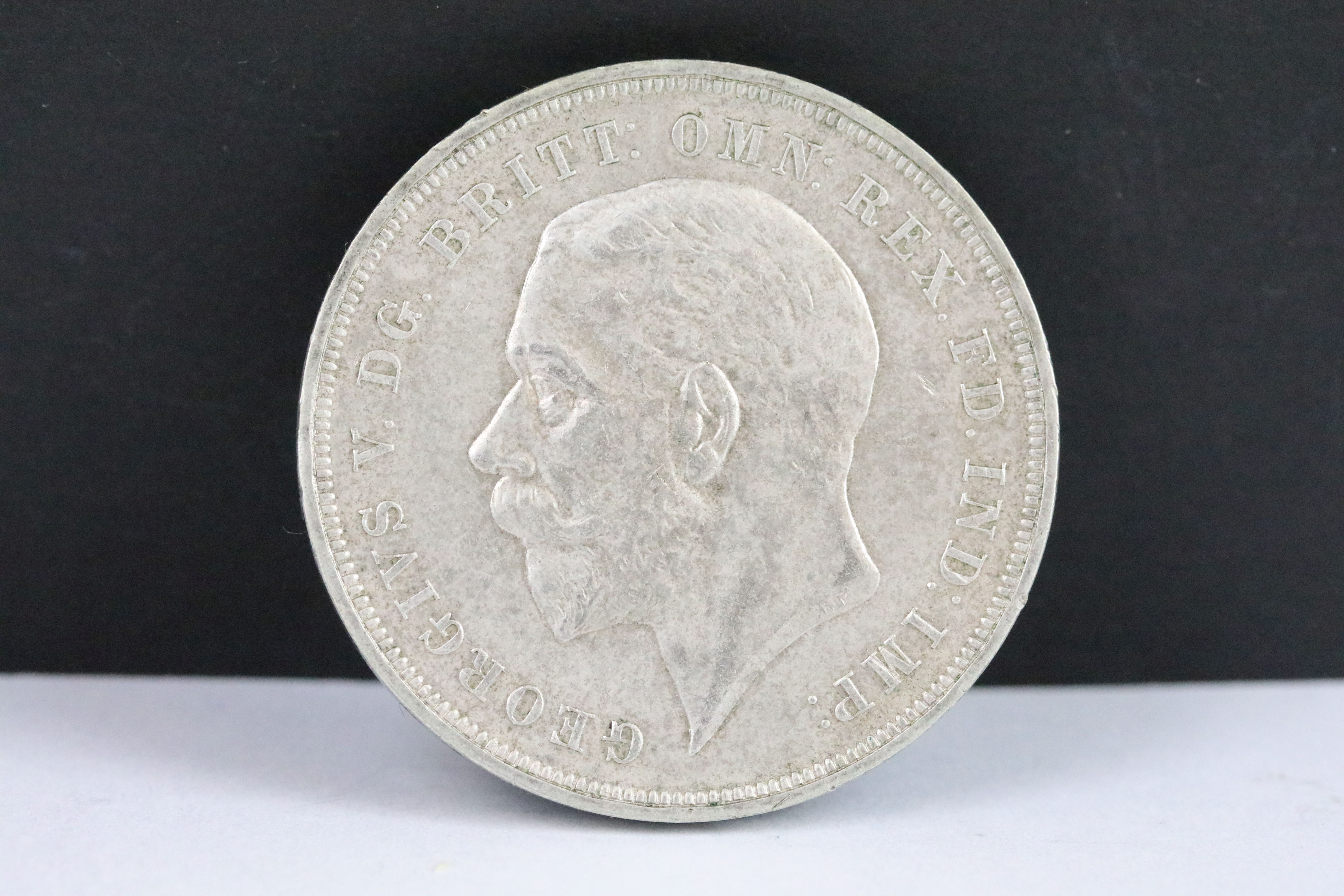 A British King George V 1928 silver Wreath Crown coin. - Bild 10 aus 10