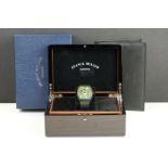 A Franck Muller Geneve 'Camouflage' wrstwatch, black case with black rubber strap, camourflage dial