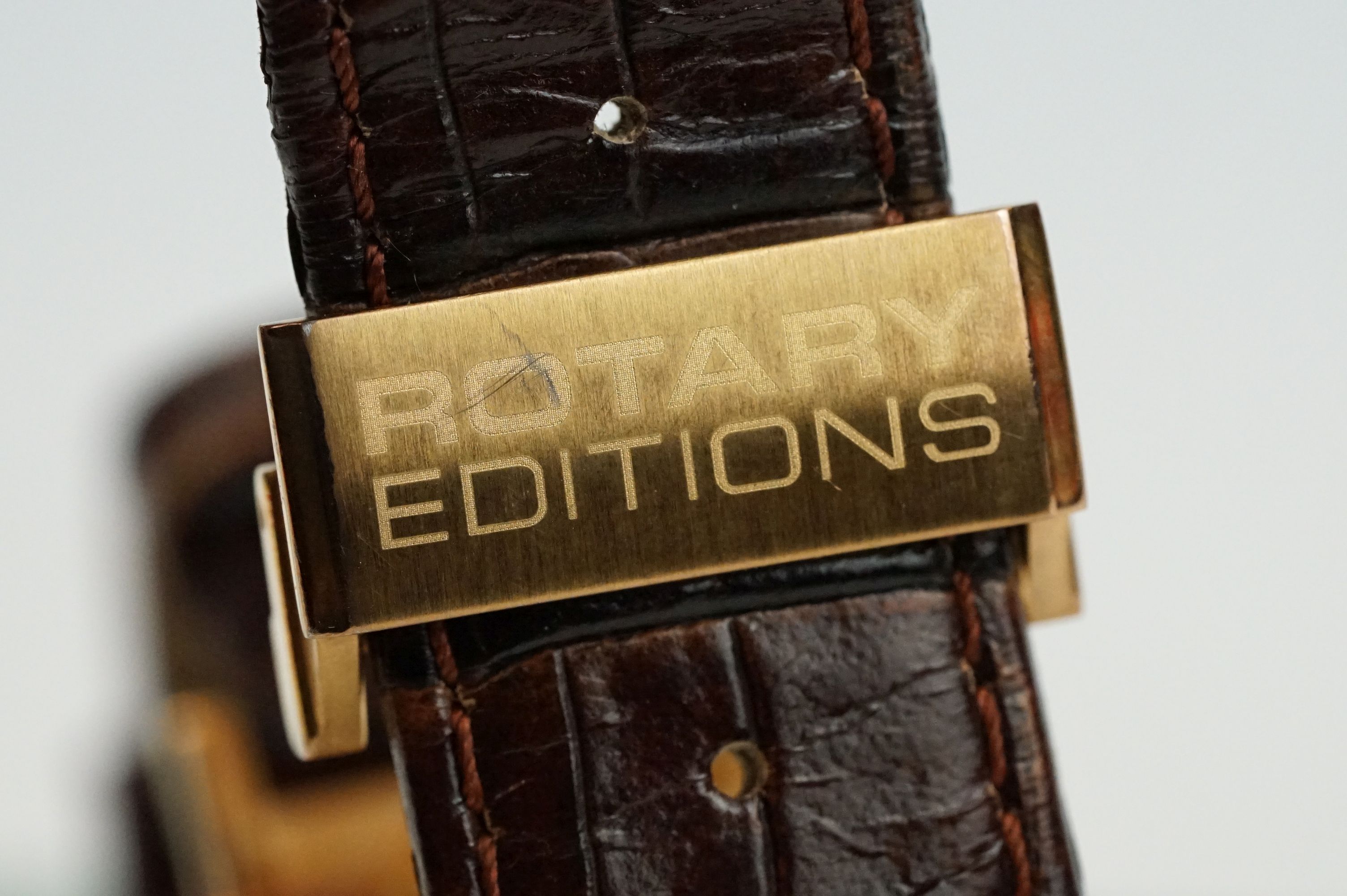 A Rotary Editions 700 Series 1895 gents automatic wristwatch, roman numerical markers, date function - Image 8 of 12