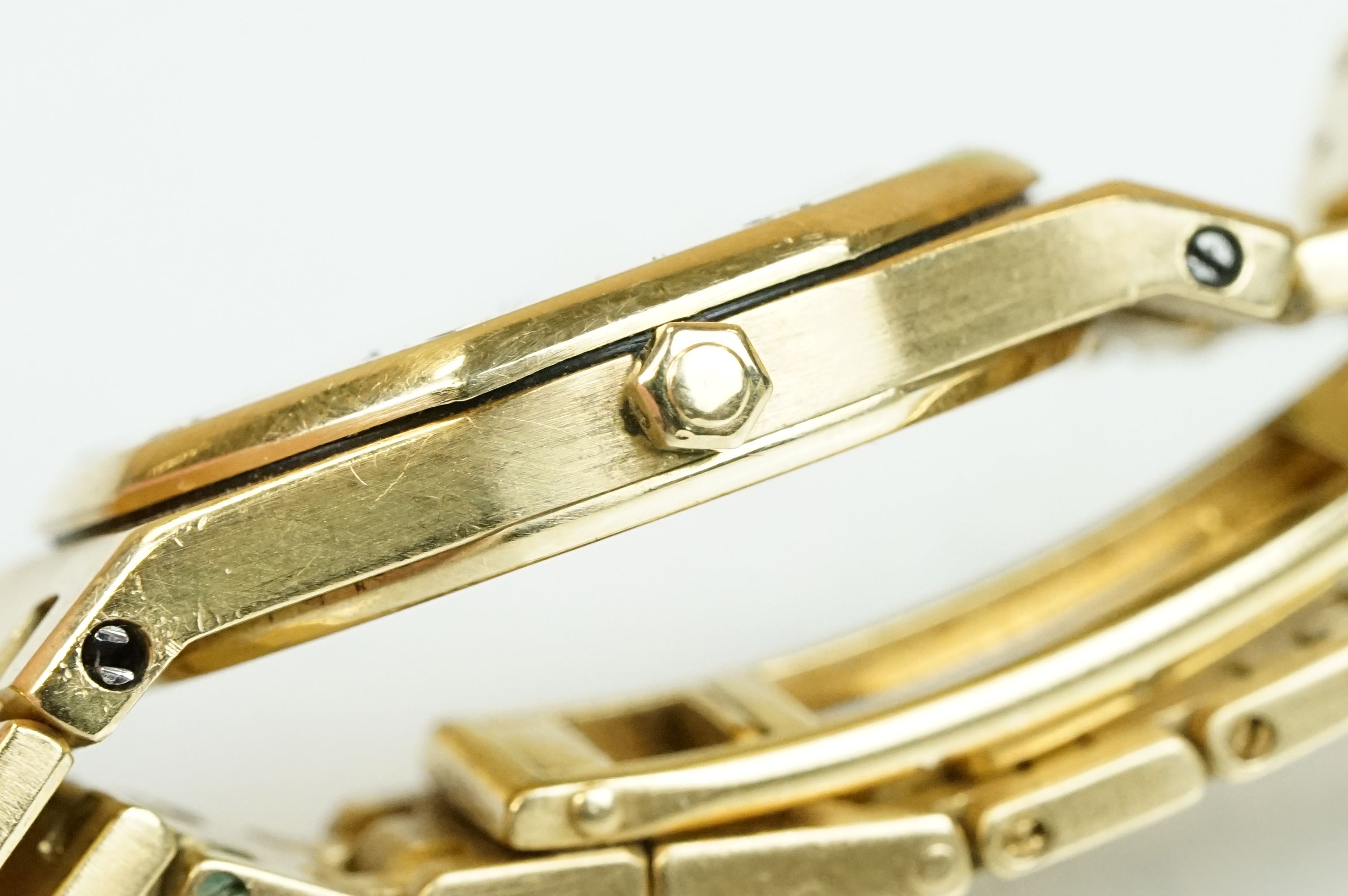 Audemars Piguet 18K gold quartz bracelet watch, fully hallmarked 18ct gold bracelet - Image 8 of 17
