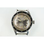 A vintage Blancpain Bathyscaphe Technisub automatic stainless steel cased divers wristwatch, baton