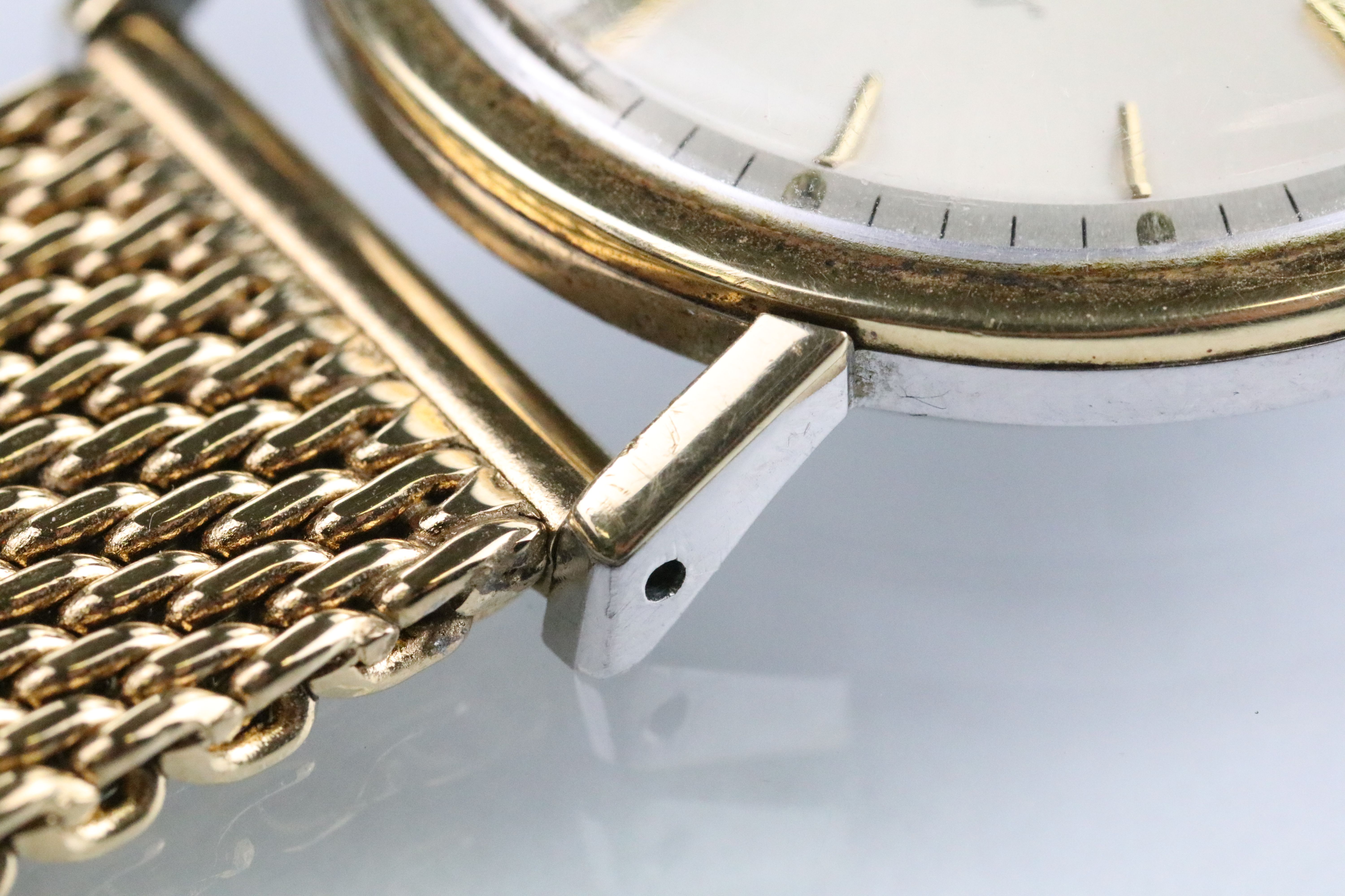 1960s vintage Eterna-matic 'Centenaire 61' wrist watch. The watch having a round face with gilt - Image 4 of 8