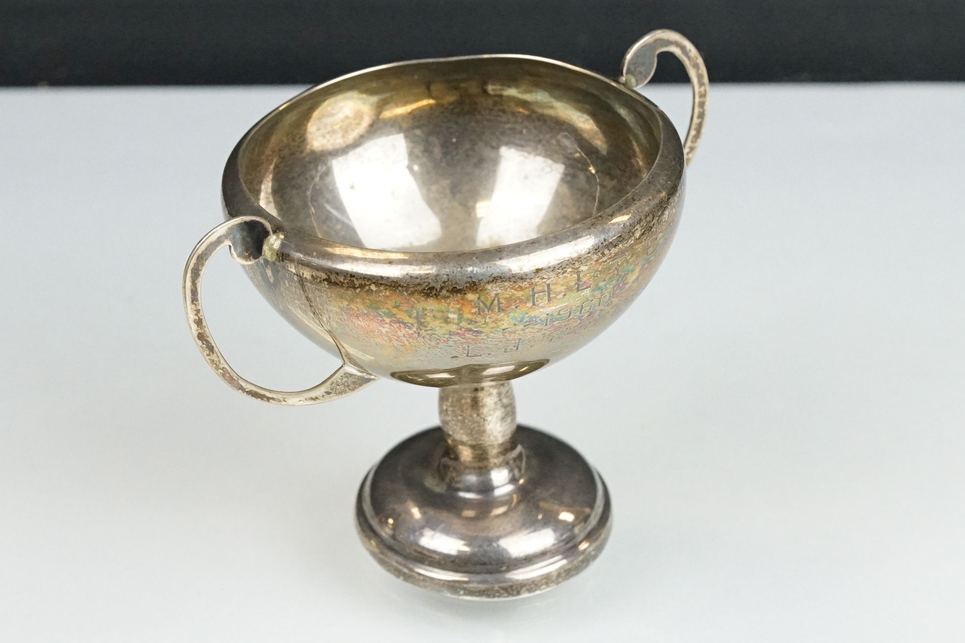 Collection of silver to include a Victorian Francis Higgins II silver spoon and fork presentation - Image 7 of 11
