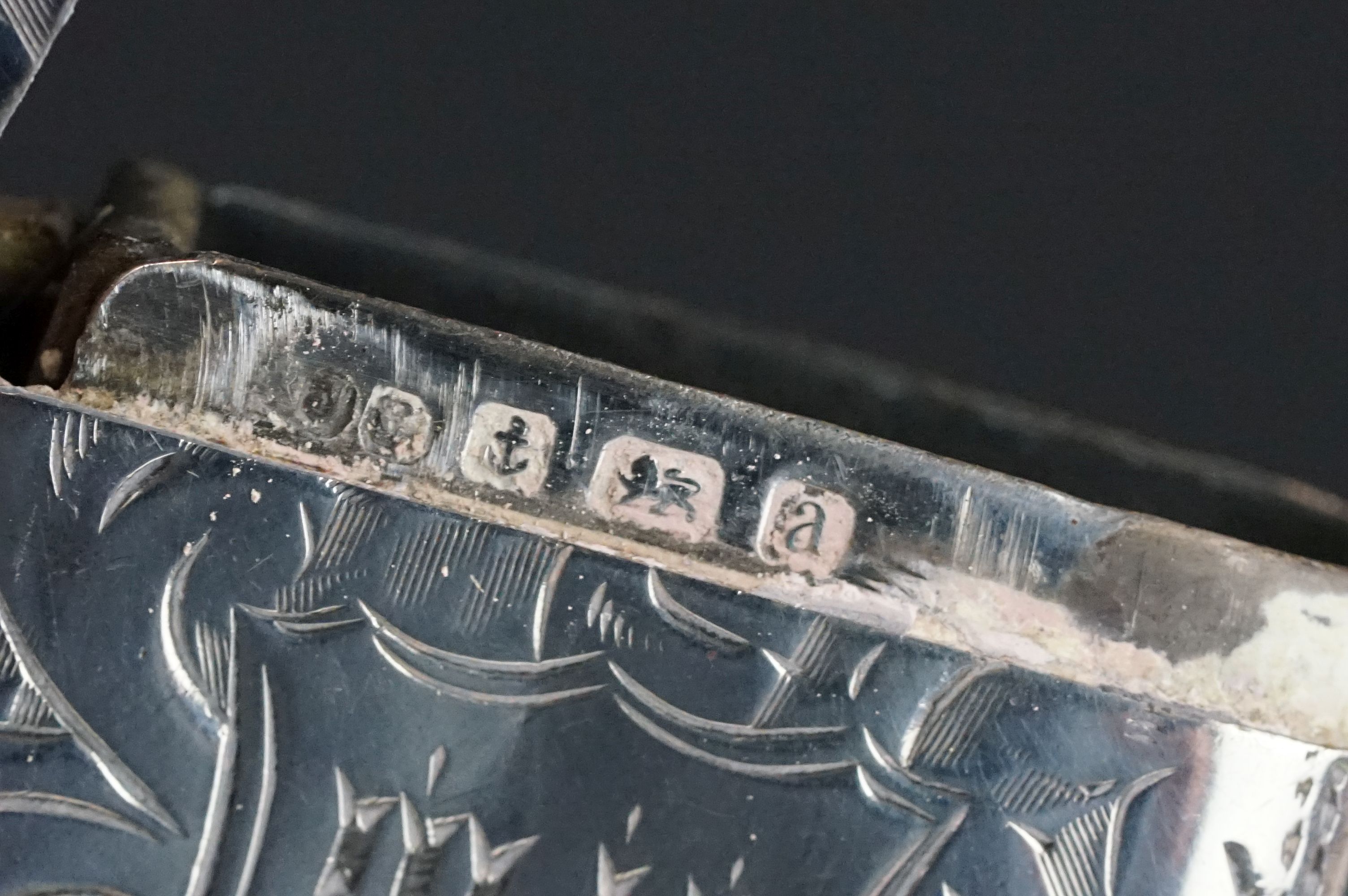 1920s Art Deco silver desk calendar having plastic date cards within a silver mount (hallmarked - Image 8 of 11