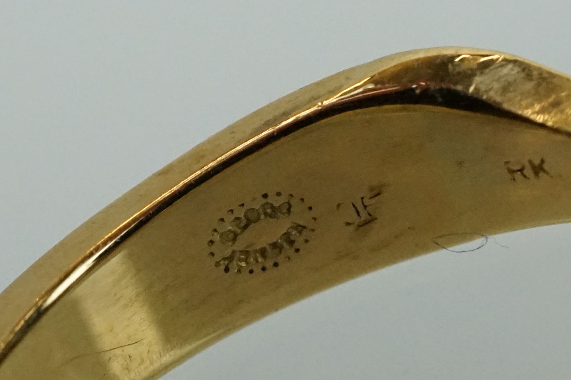Georg Jensen 18ct gold Fusion three piece ring. The lot consisting of three interlocking 18ct gold - Image 12 of 17