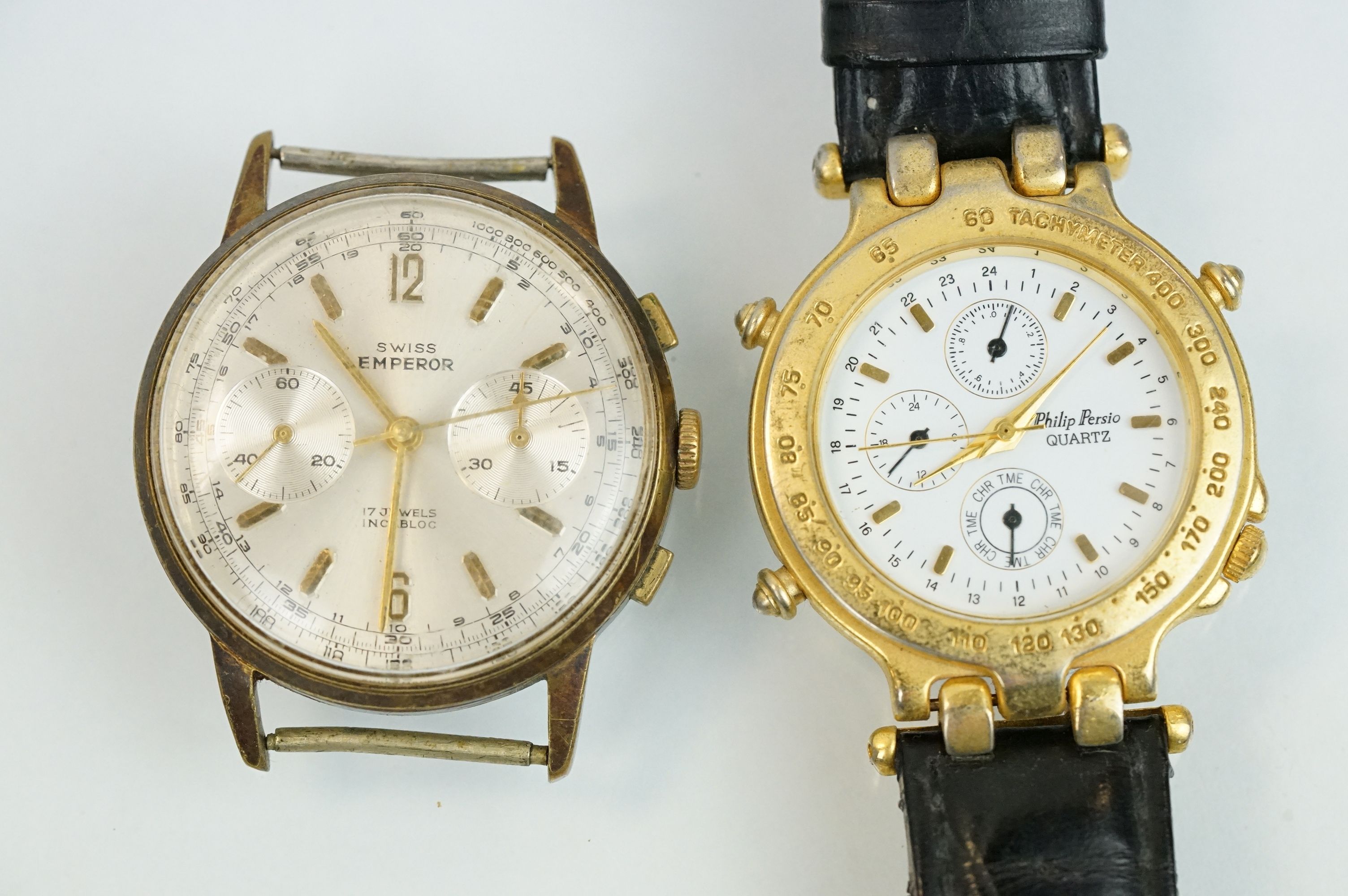 A small group of mechanical and quartz wristwatches to include vintage Ebel (WW2 ATP marked to - Bild 6 aus 12