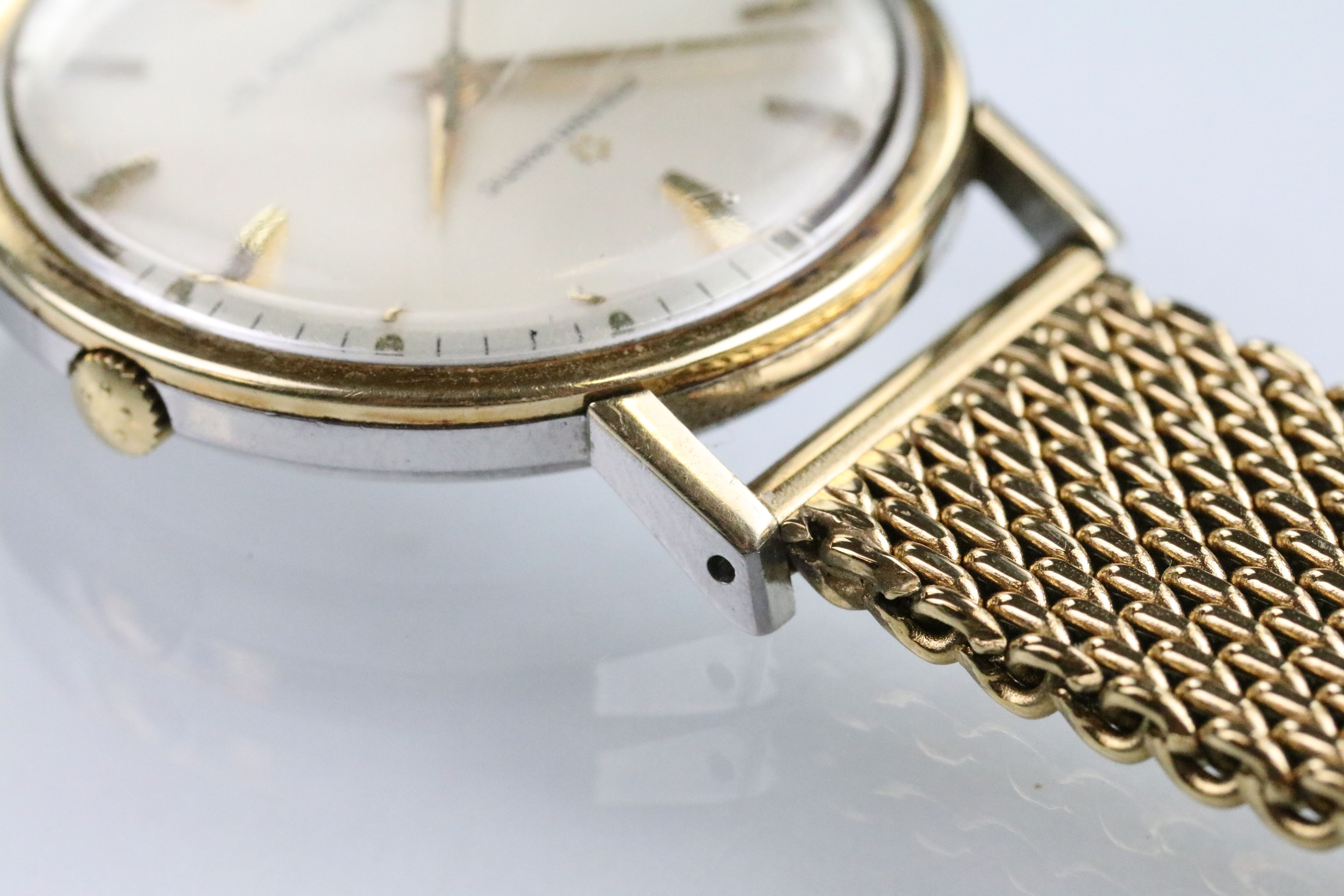 1960s vintage Eterna-matic 'Centenaire 61' wrist watch. The watch having a round face with gilt - Bild 3 aus 8