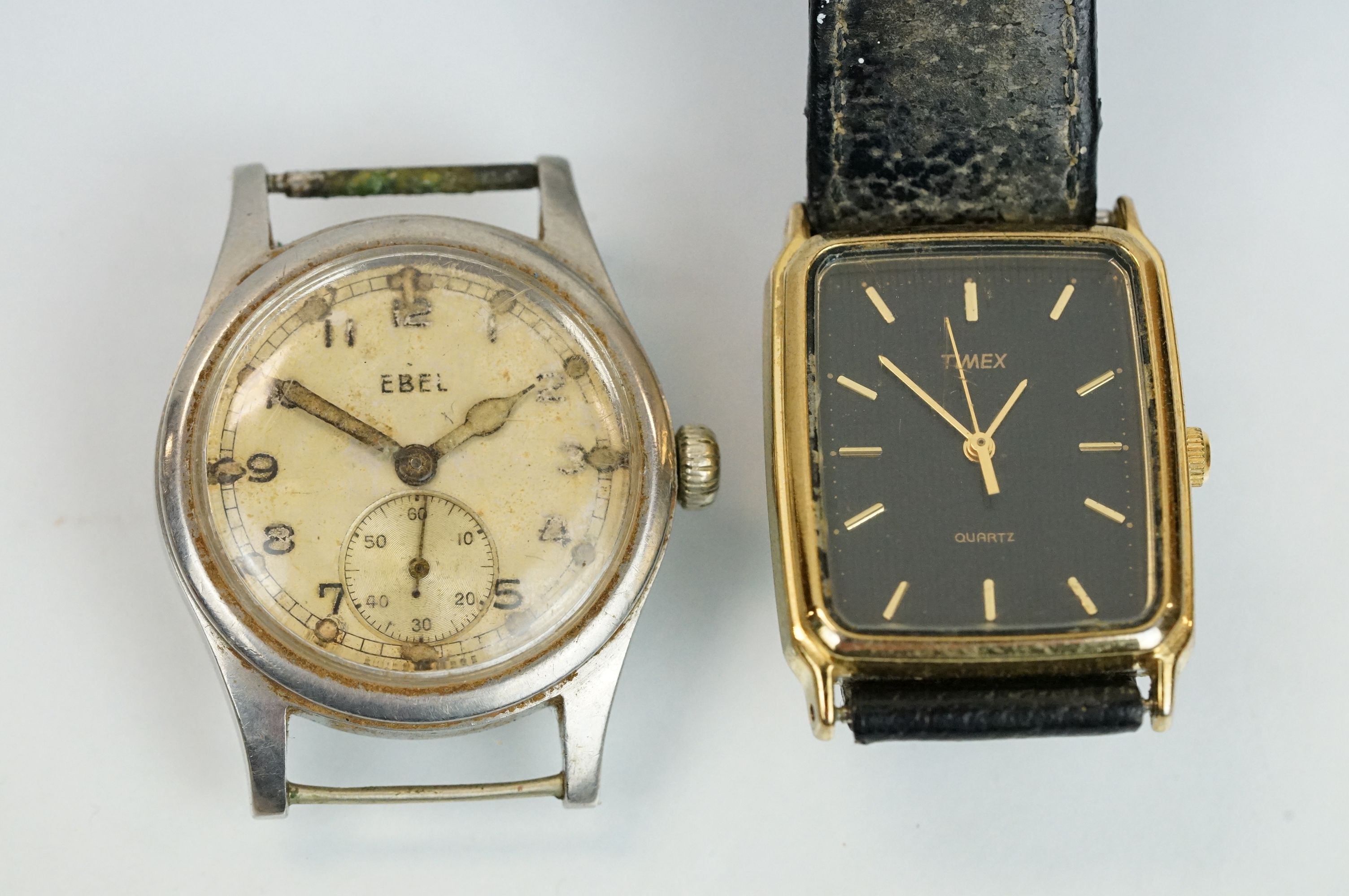 A small group of mechanical and quartz wristwatches to include vintage Ebel (WW2 ATP marked to - Bild 8 aus 12