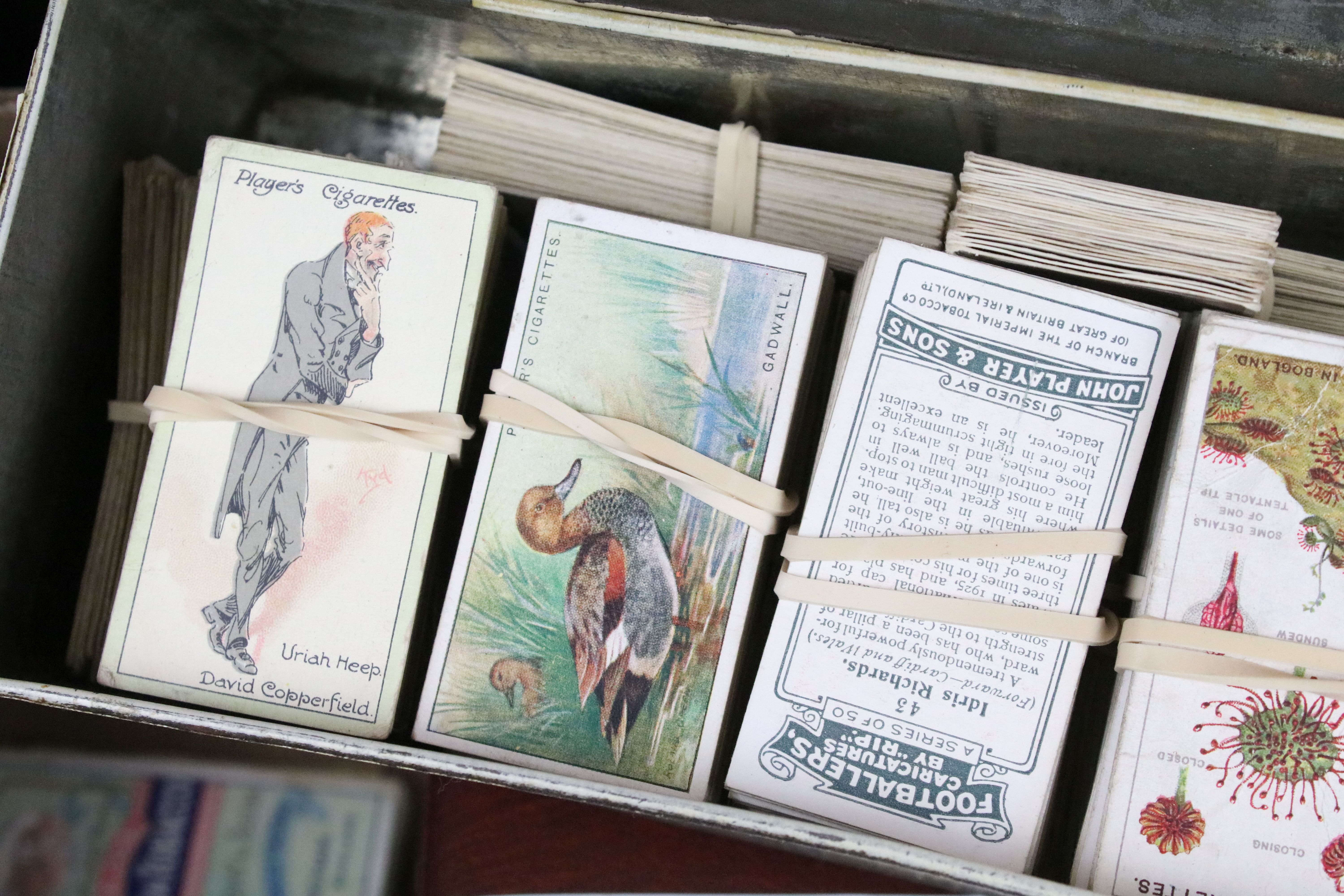 Large collection of cigarette cards within albums, full & part sets, plus a tin of odds, the lot - Image 3 of 14