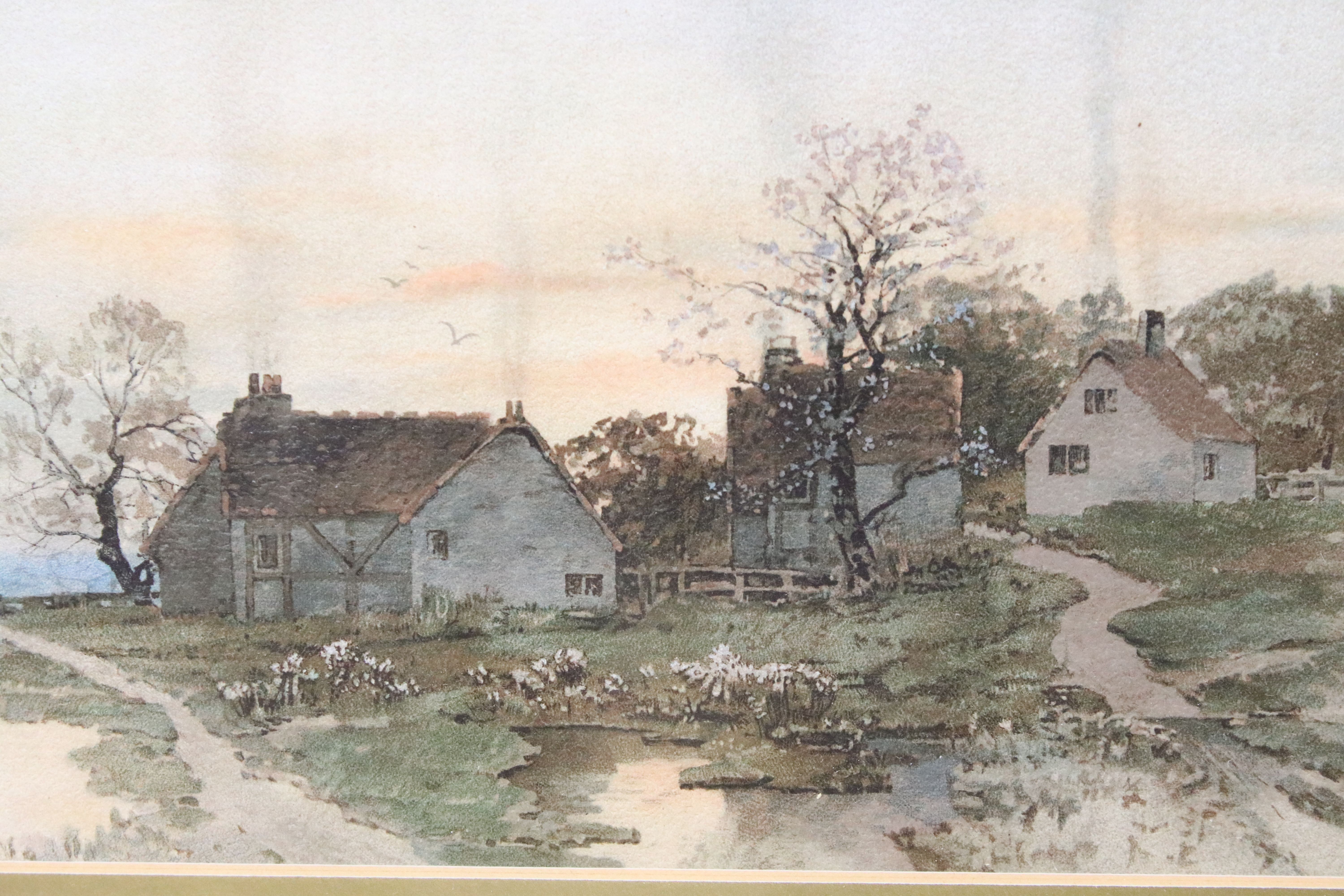 Attributed to Hercules Brabazon Brabazon (1821-1906), church view, watercolour, name on mount, 13 - Image 6 of 7