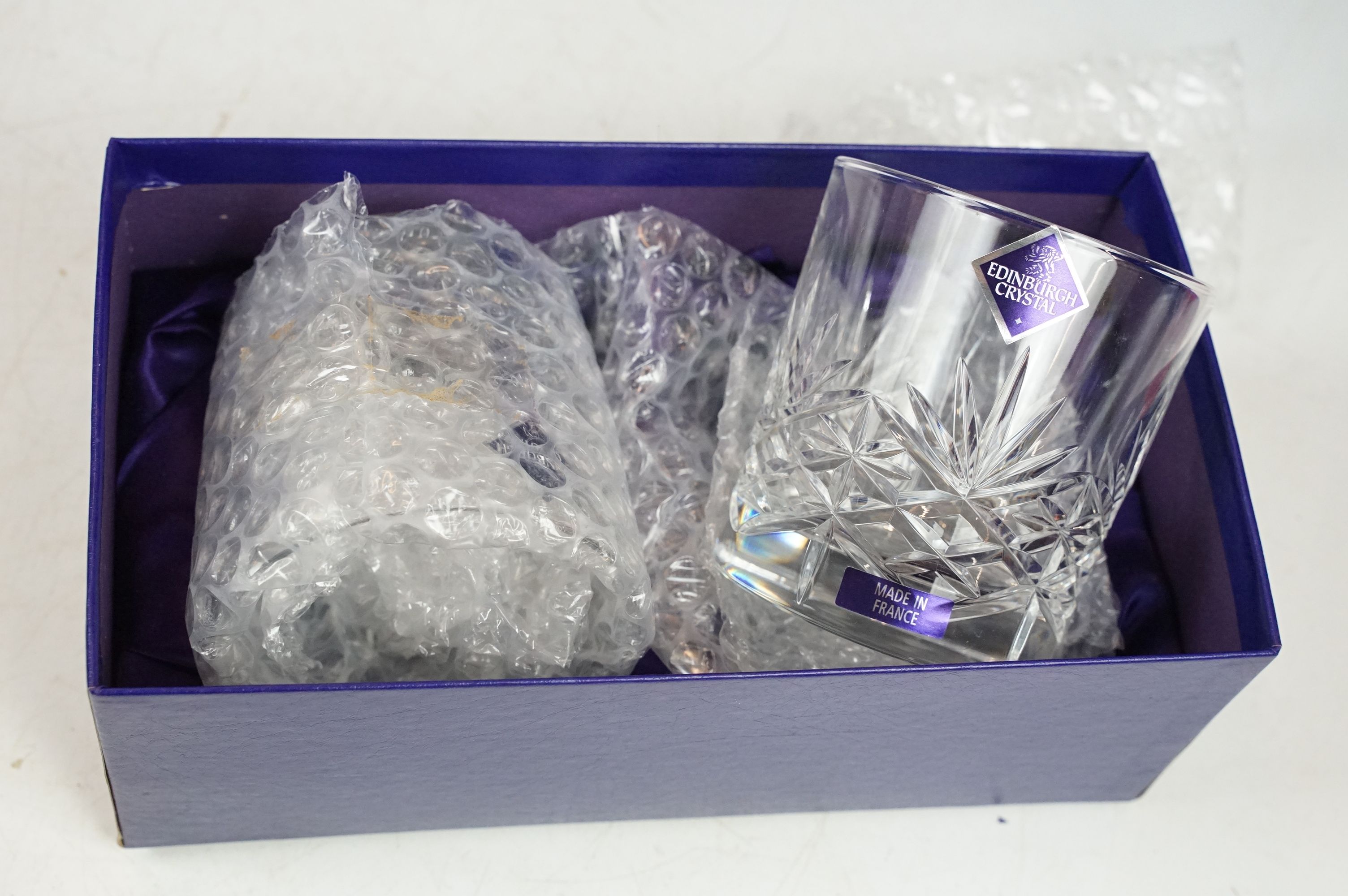 Six boxed lead crystal glass sets to include three Bohemia crystal examples, Edinburgh Crystal - Image 14 of 16