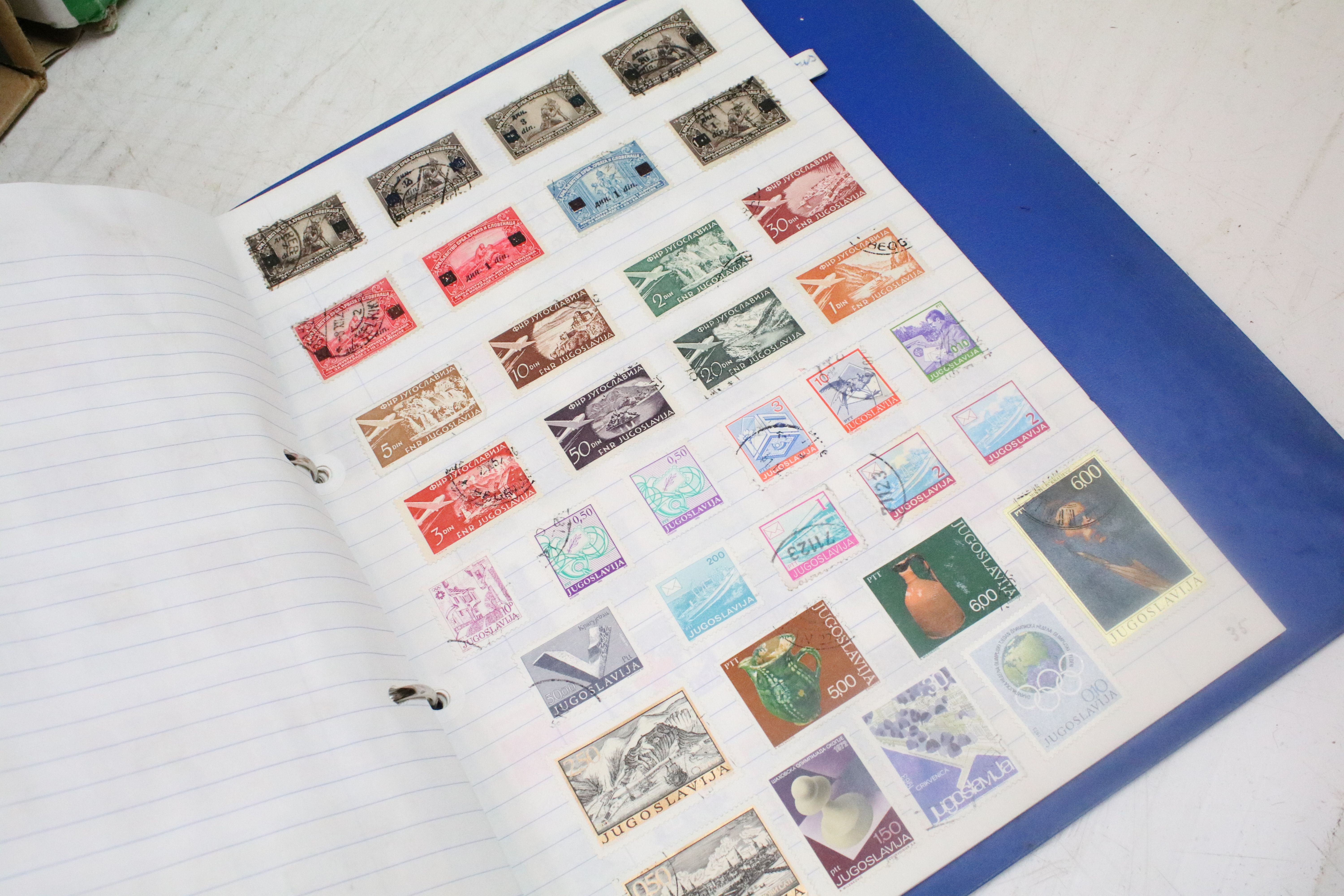 Extensive collection of stamps and stamp collecting supplies housed within nine boxes, the lot to - Image 26 of 45