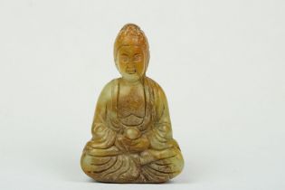 Oriental jade buddha
