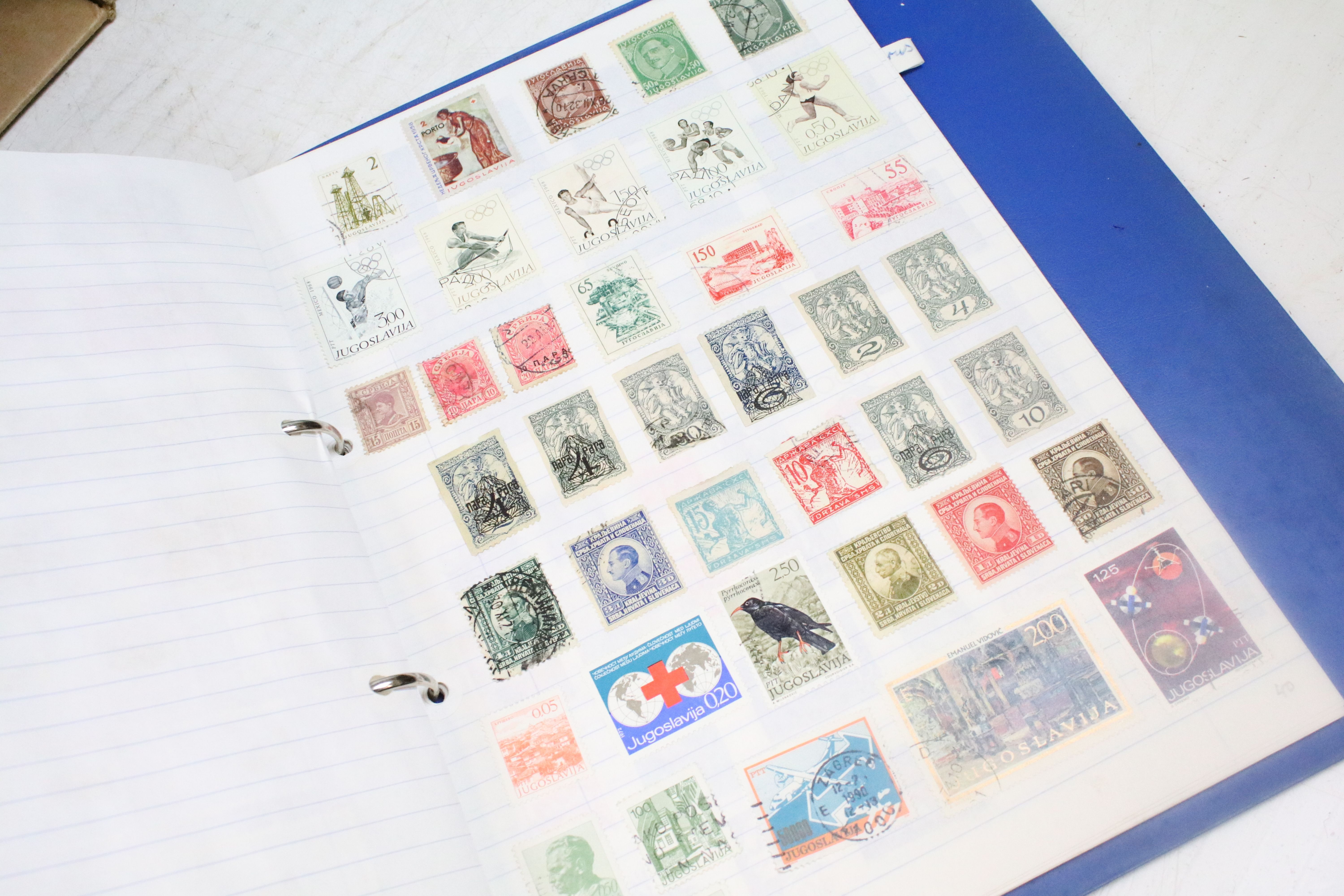 Extensive collection of stamps and stamp collecting supplies housed within nine boxes, the lot to - Image 27 of 45