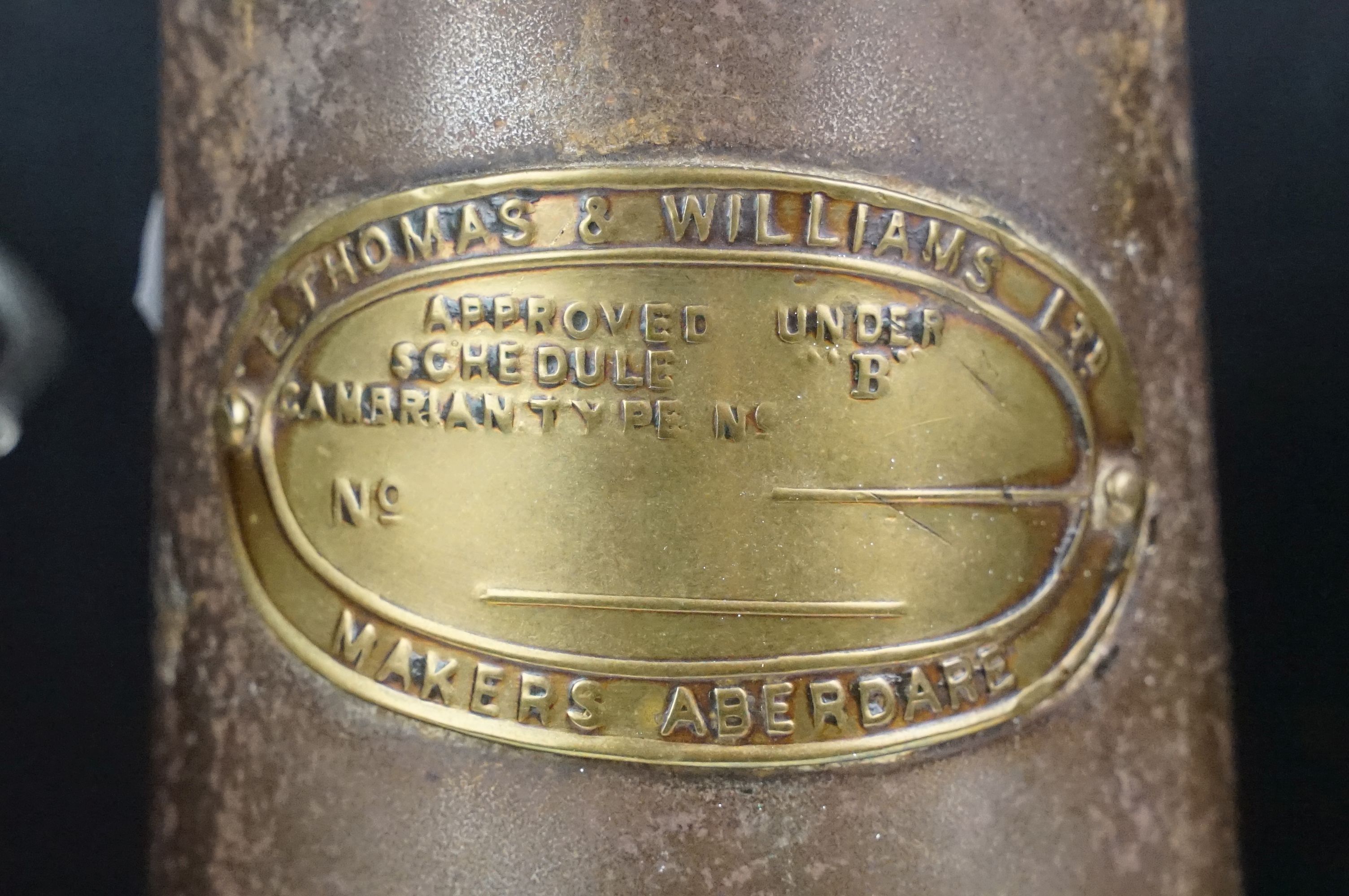 Group of six miners lamps to include E. Thomas & Williams Ltd, Ferndale Coal & Mining Co., The - Image 3 of 6