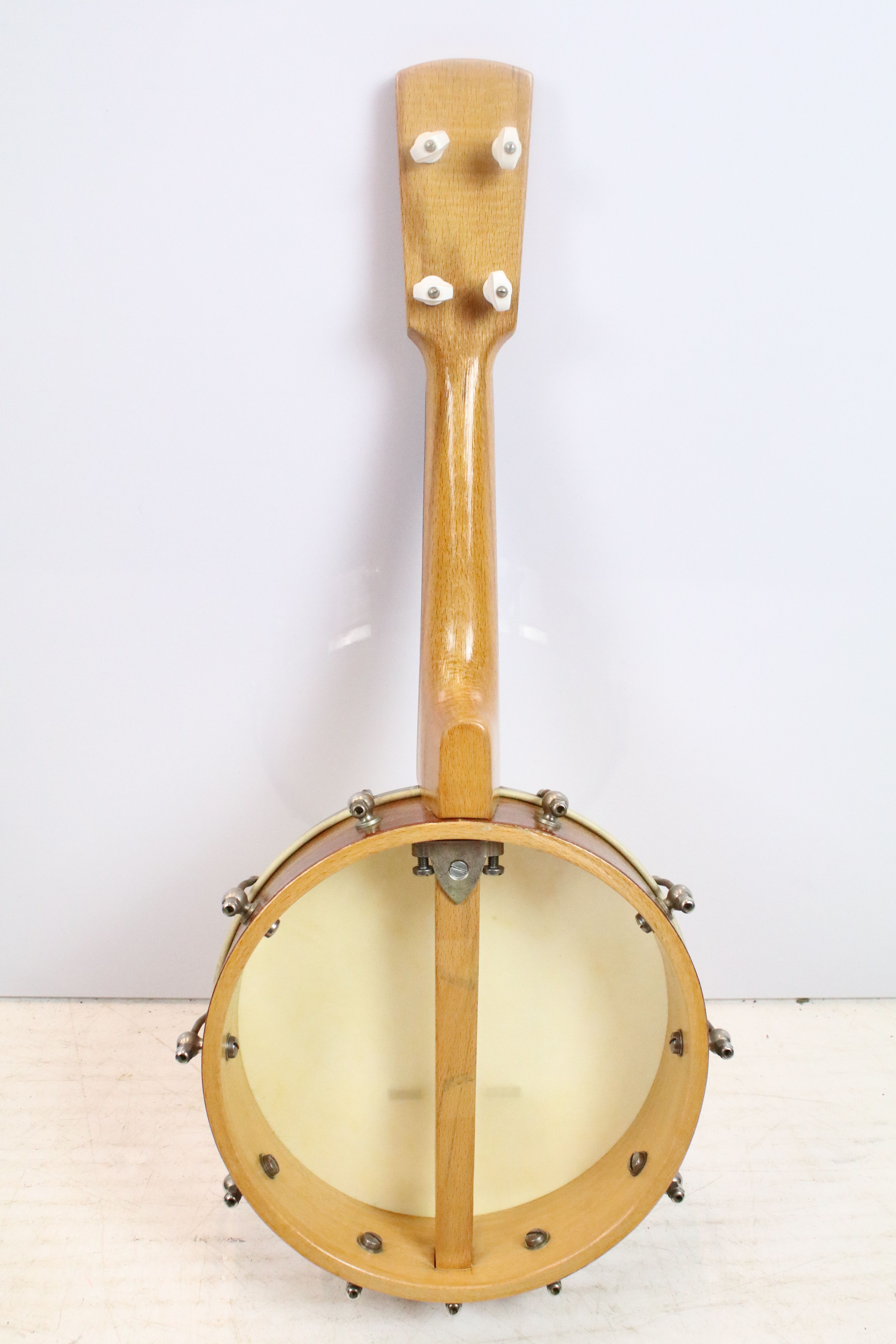 20th century Dick Barrie banjolele, cased - Image 5 of 6