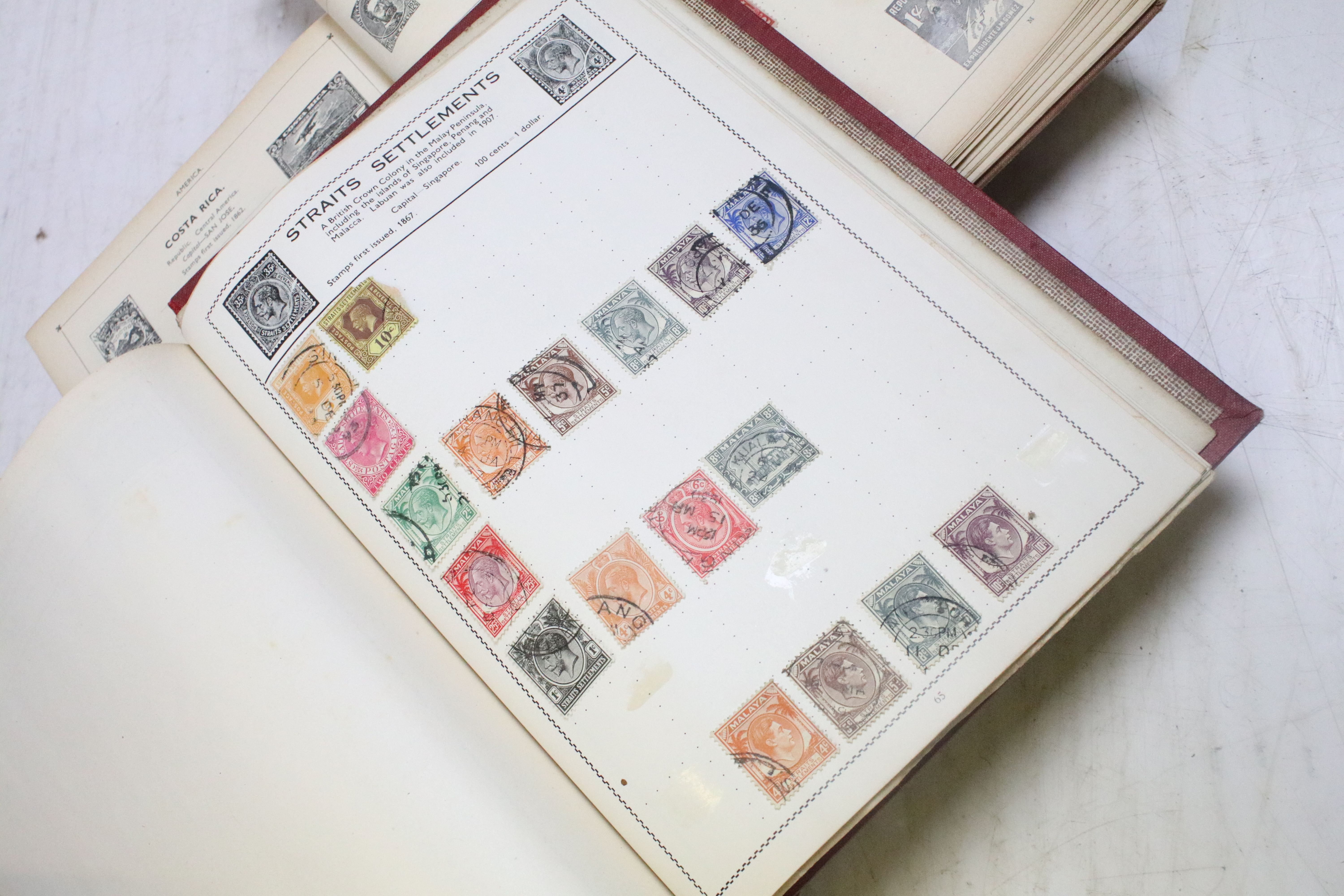 A collection of British and world stamps within albums together with loose examples - Image 18 of 19