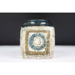 Troika Pottery Marmalade Jar, with incised and textured decoration, signed 'Troika' to base, with
