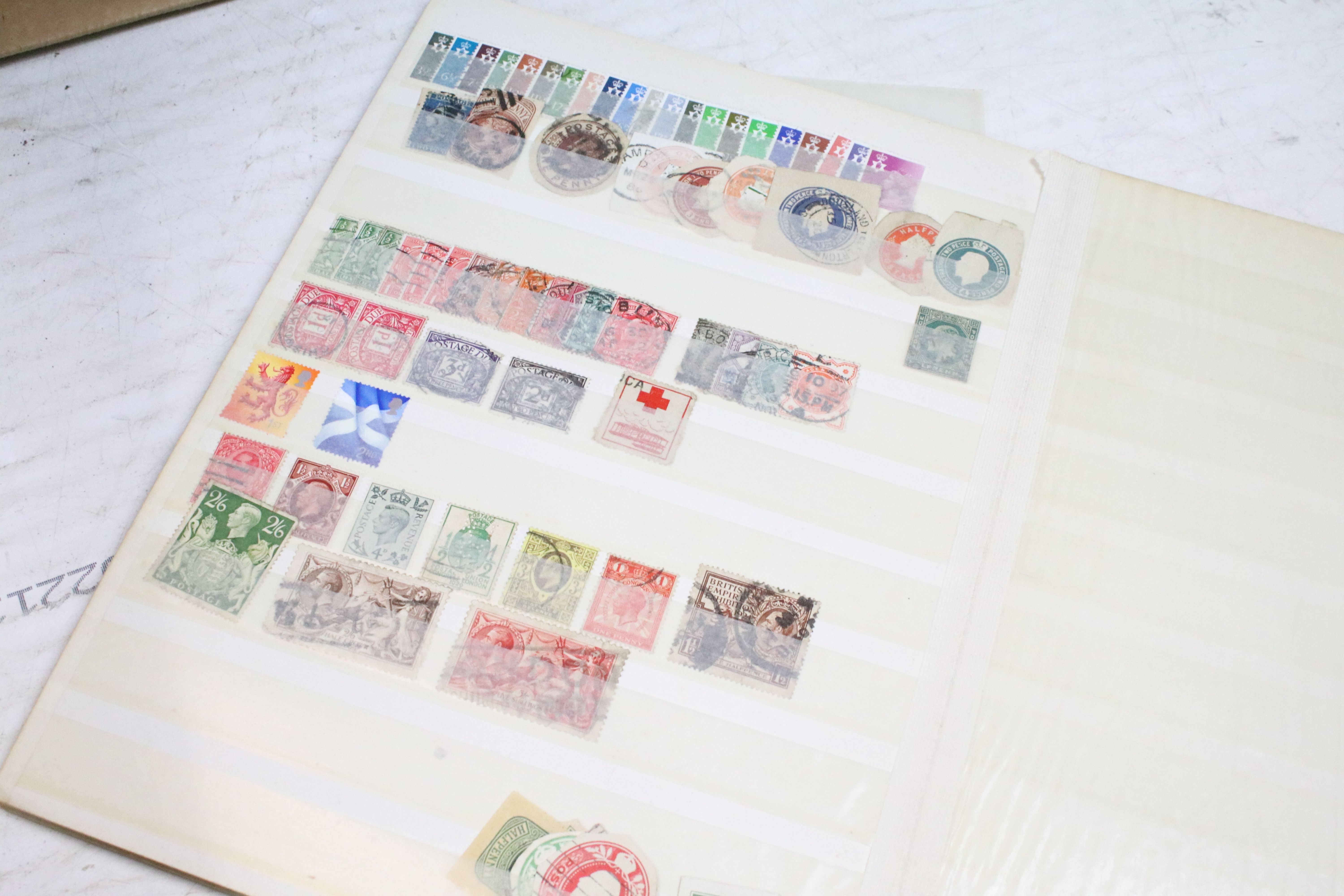 Extensive collection of stamps and stamp collecting supplies housed within nine boxes, the lot to - Image 39 of 45